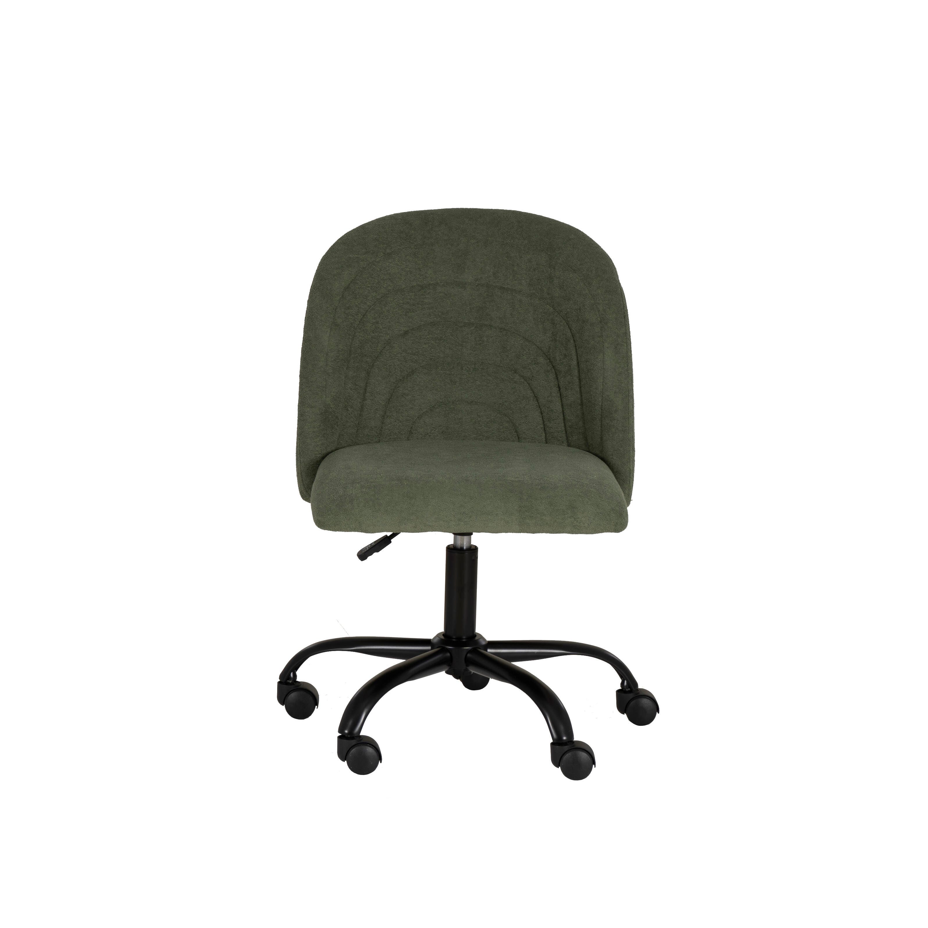 Linon Cate Home Office Desk Chair, Green, large
