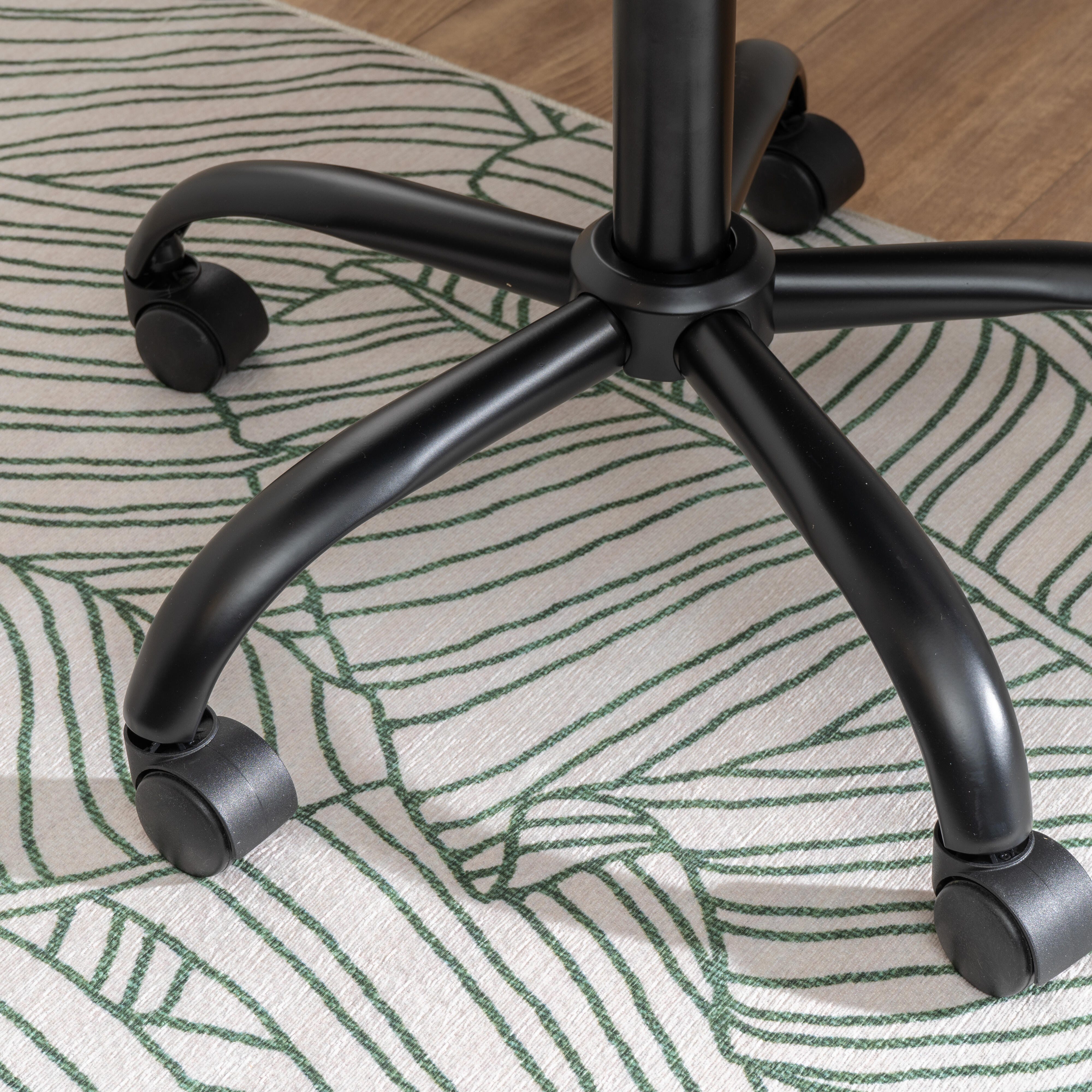 Linon Cate Home Office Desk Chair, Green, large