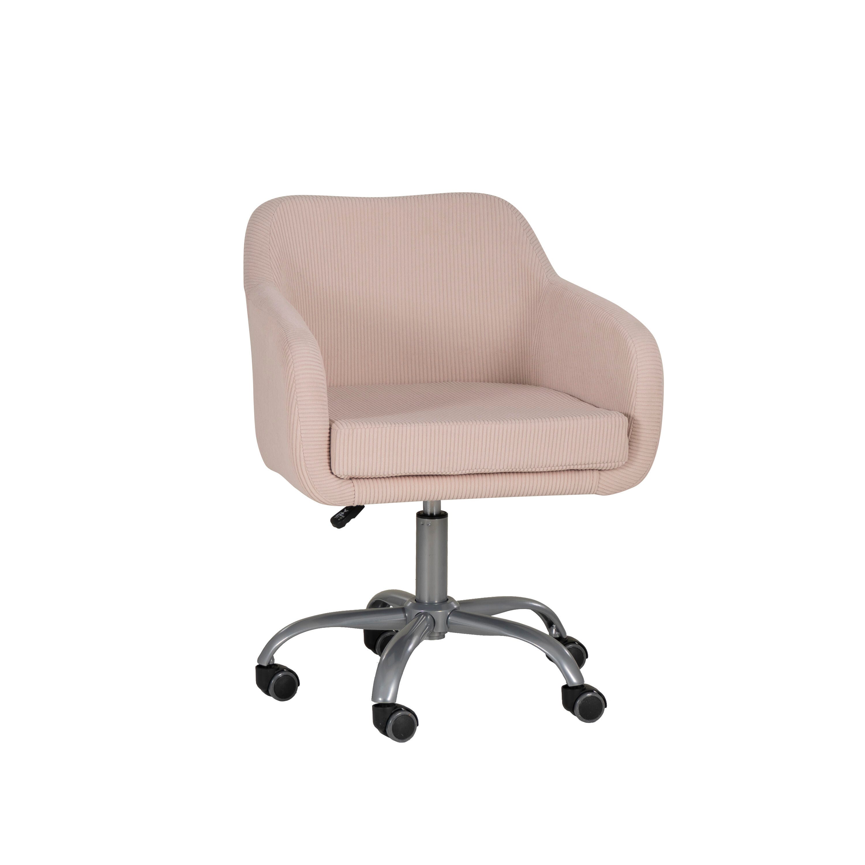 Linon Mason Home Office Desk Chair, Pink, large