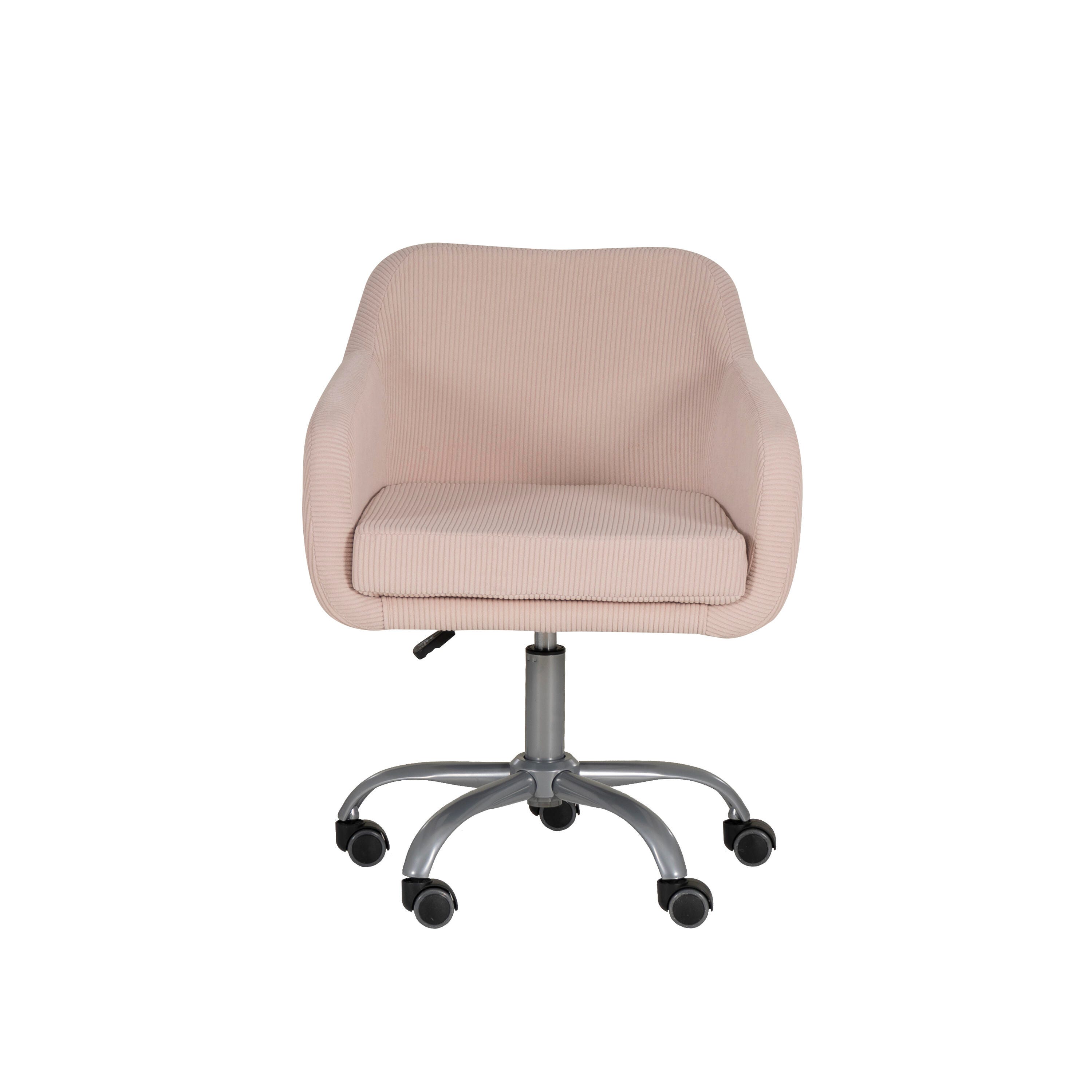 Linon Mason Home Office Desk Chair, Pink, large