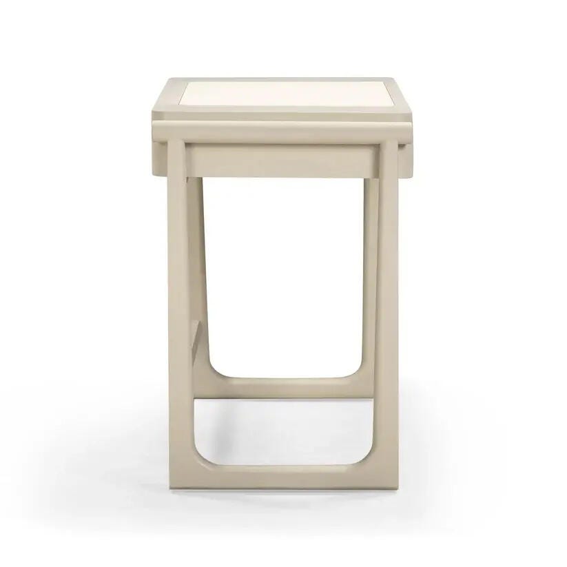 TOV Furniture Alfalfa 21" Home Office Desk, Taupe, large