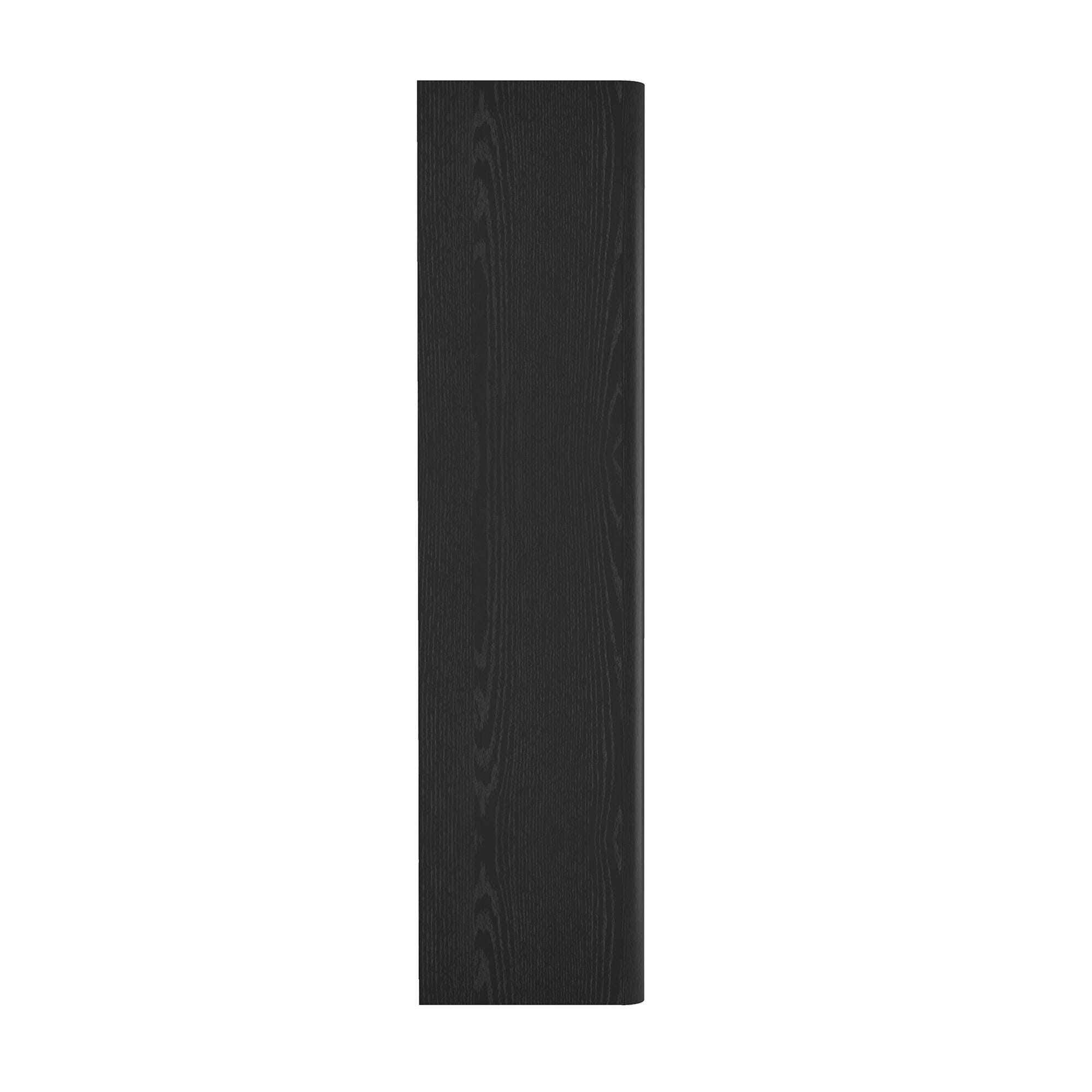 Manhattan Comfort Rivington 79" Open Bookcase, Black, large