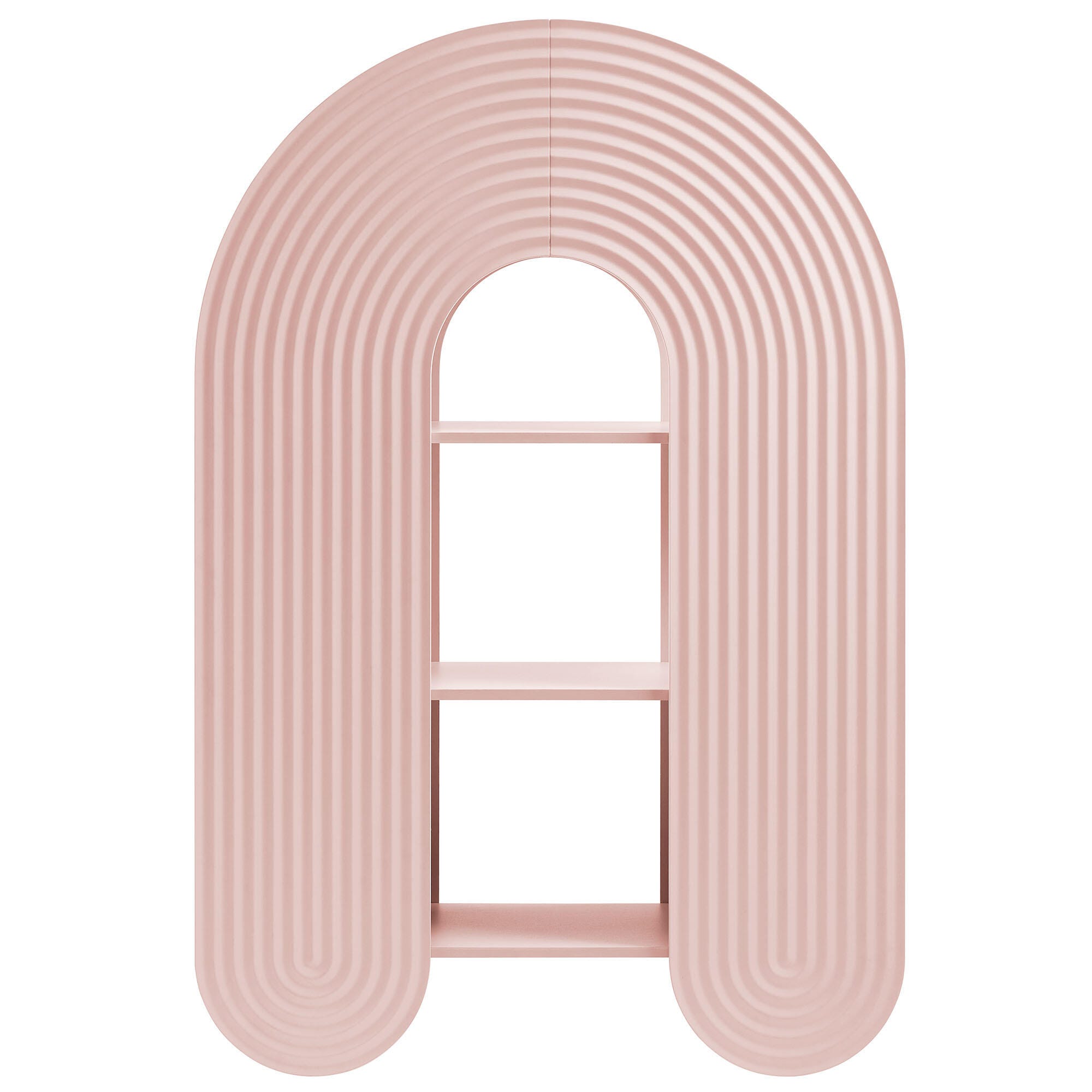 Modway Daydream 58" Bookshelf, Soft Pink, large