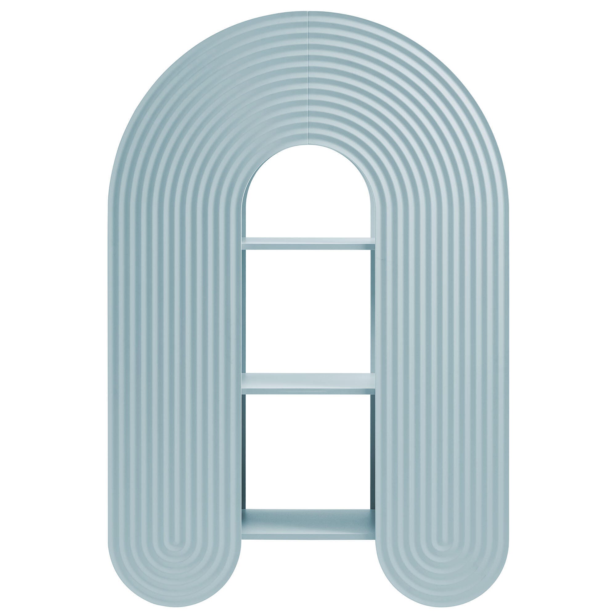 Modway Daydream 58" Bookshelf, Light Blue, large