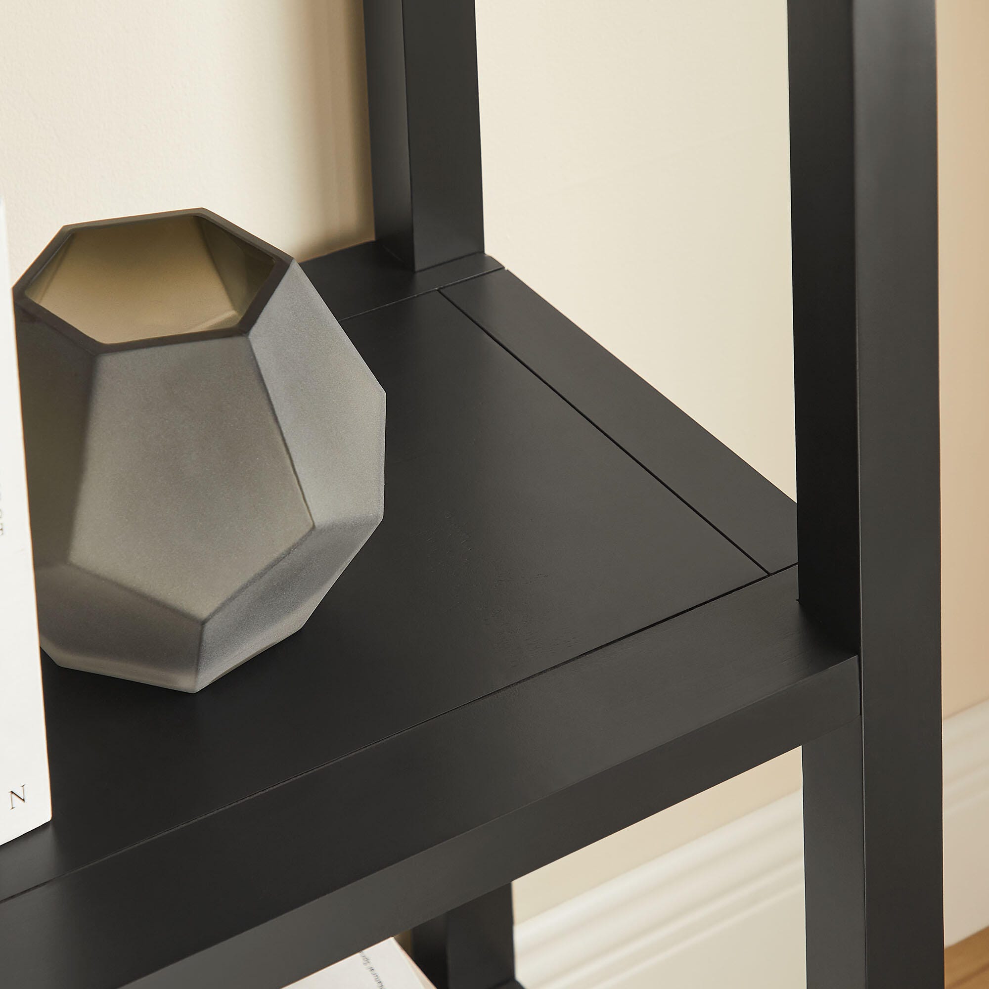 Modway Vexley 72" Bookshelf, Black, large