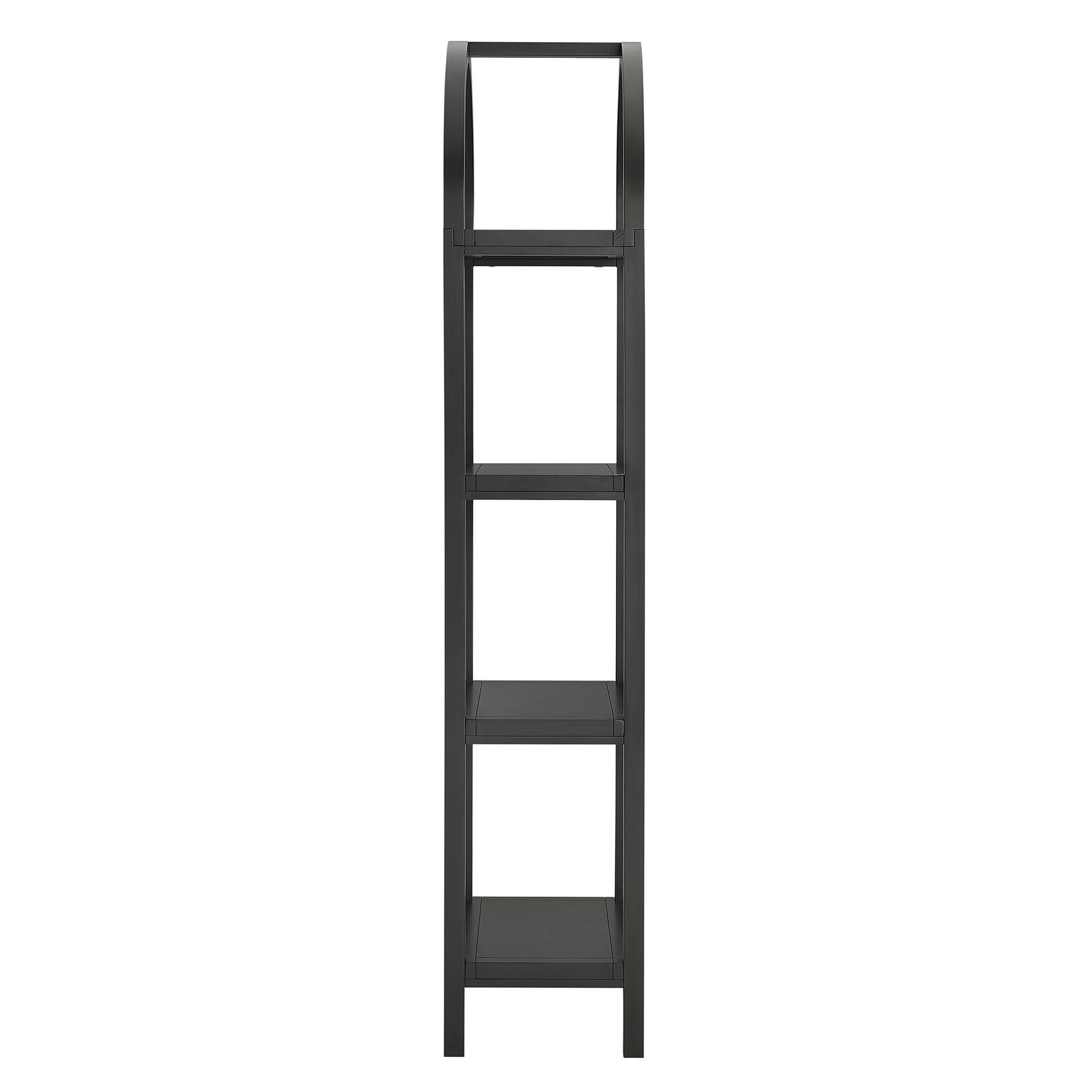 Modway Vexley 72" Bookshelf, Black, large