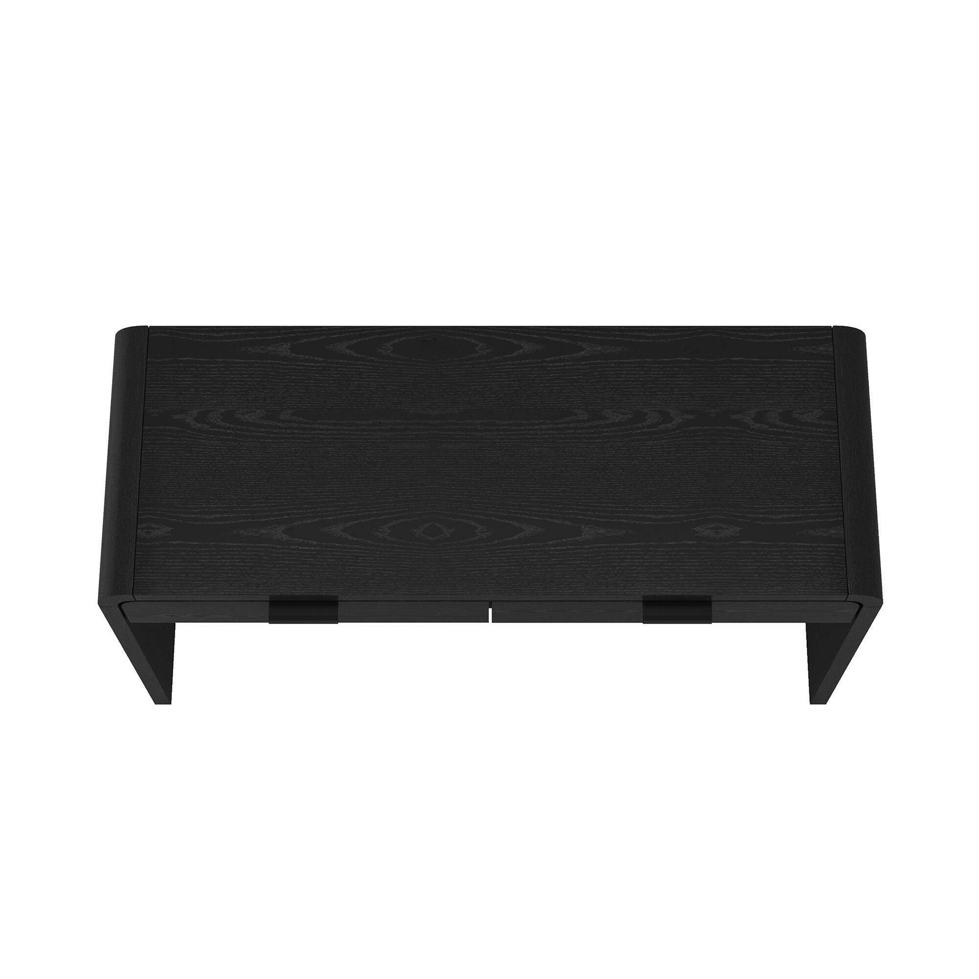 Manhattan Comfort Grace 54" Home Office Desk, Black, large
