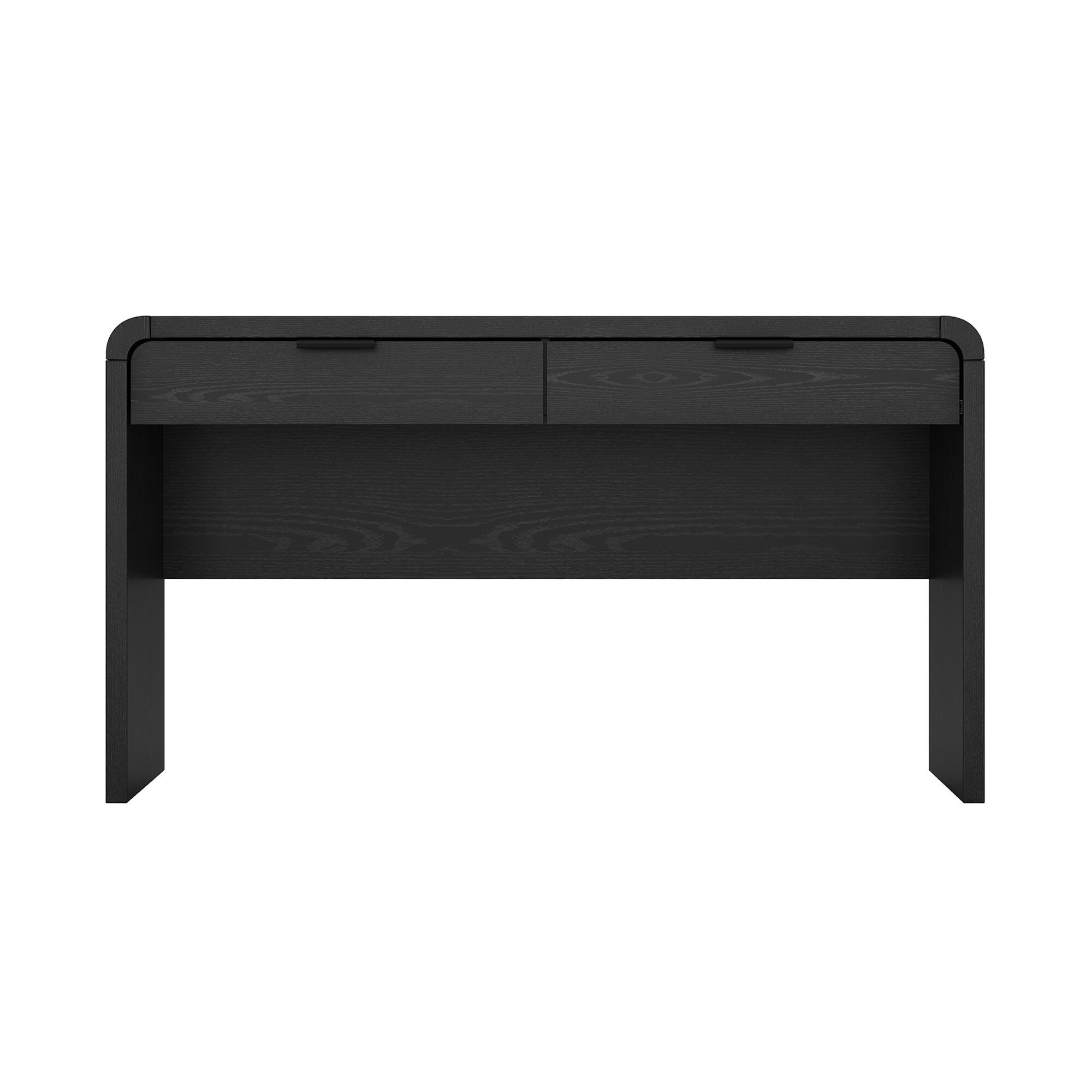 Manhattan Comfort Grace 54" Home Office Desk, Black, large