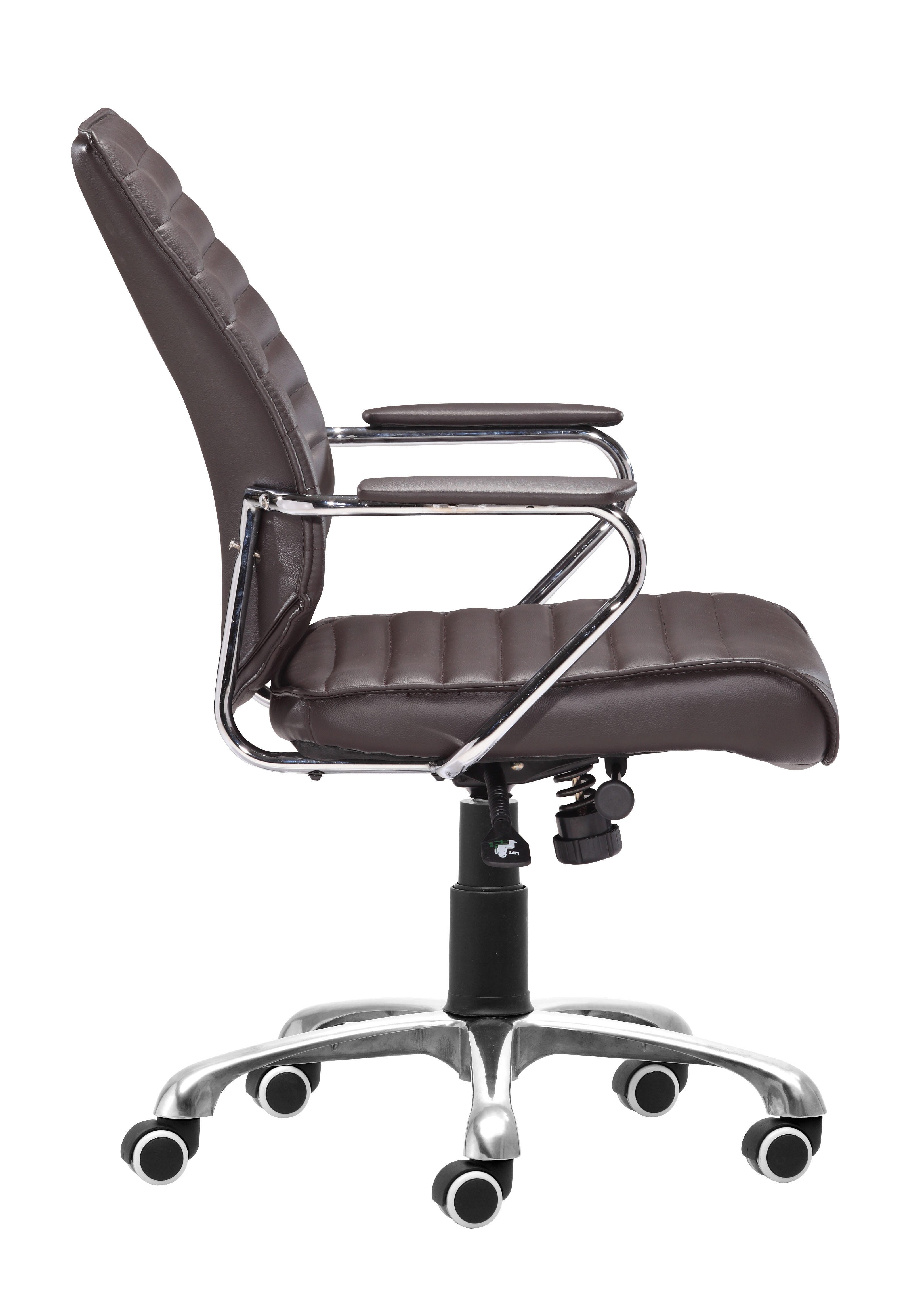 Erika Home ZUO Enterprise Home Office Desk Chair, Espresso, large