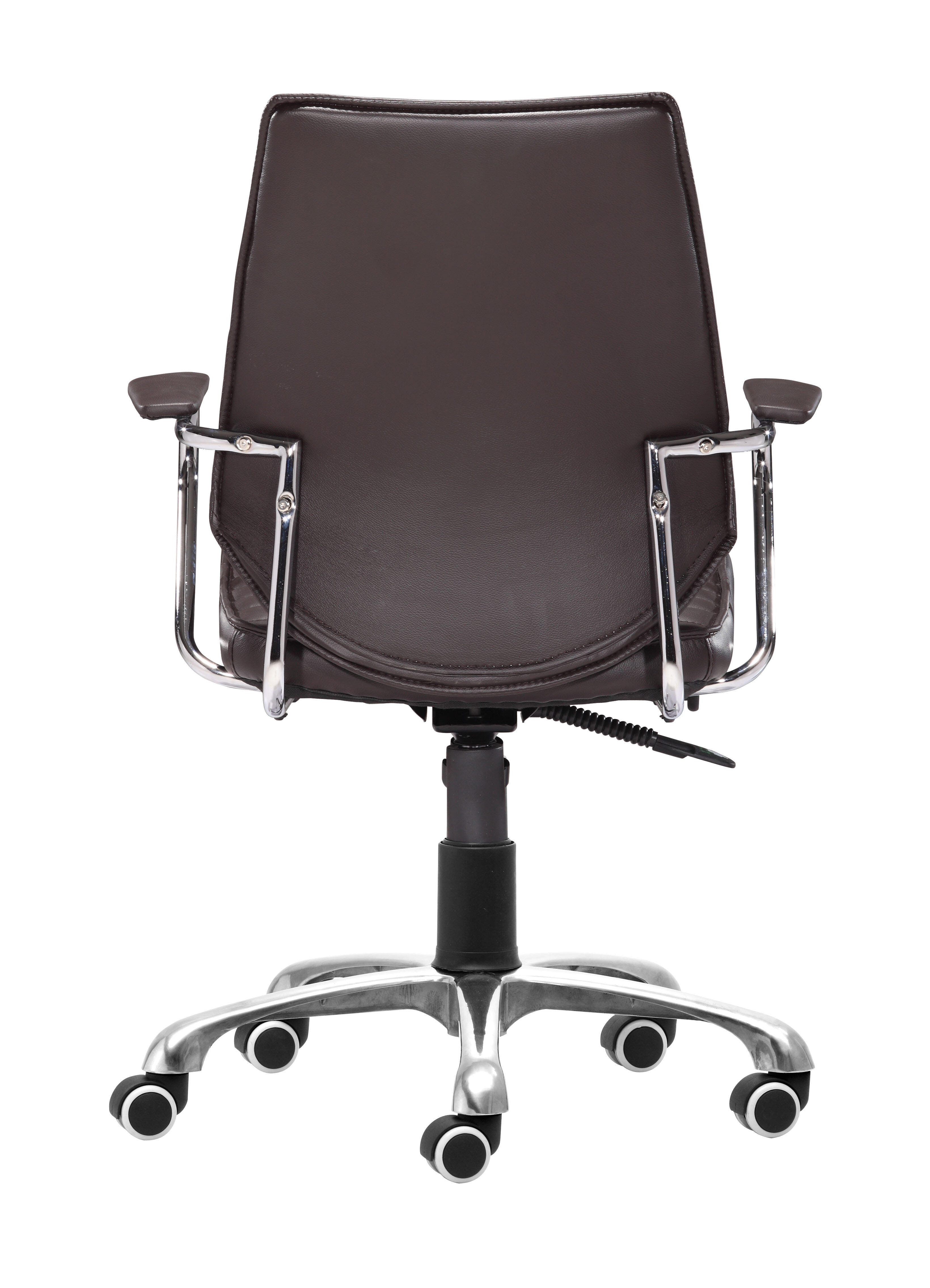 Erika Home ZUO Enterprise Home Office Desk Chair, Espresso, large