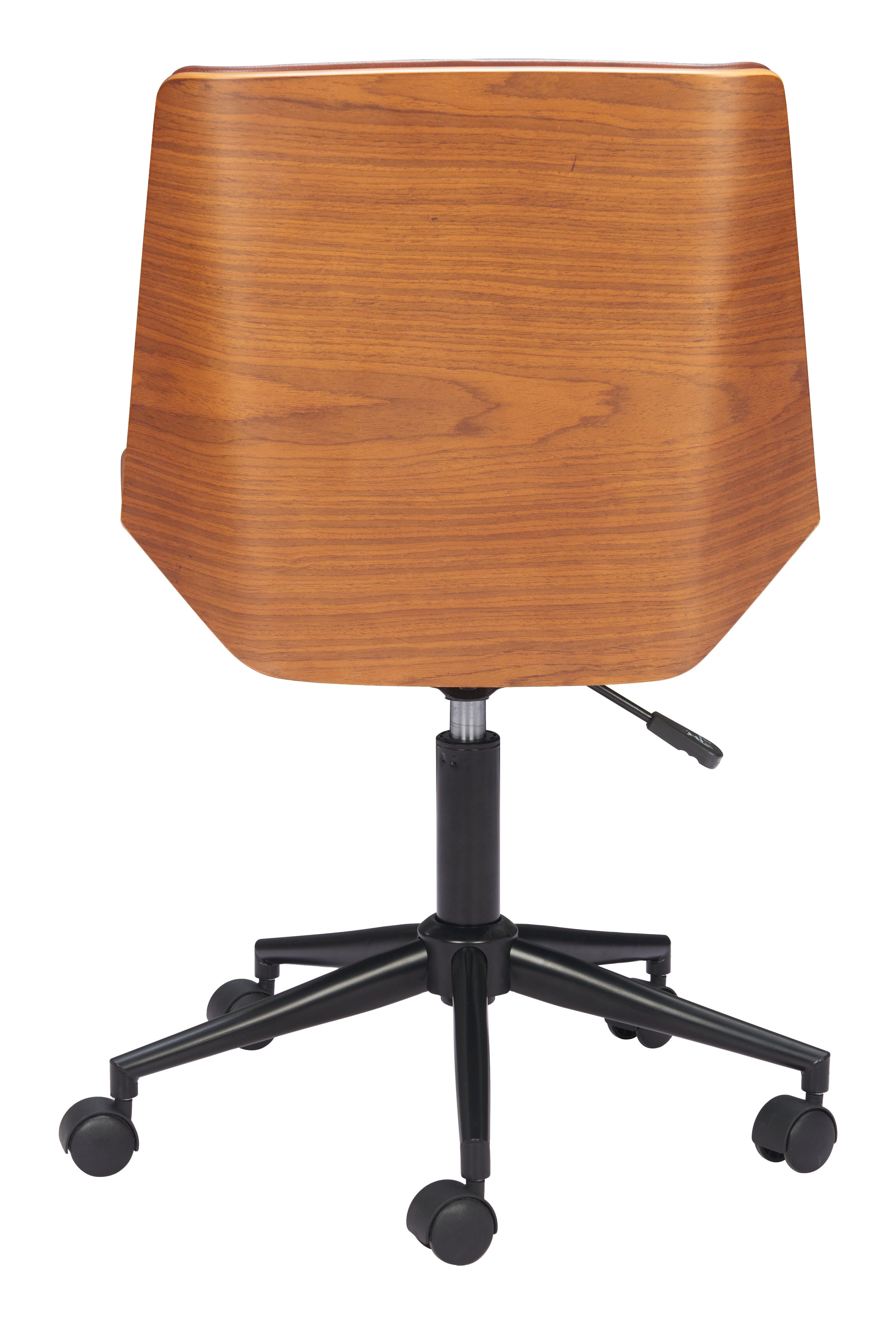 Erika Home ZUO Maker Home Office Desk Chair, Walnut, large