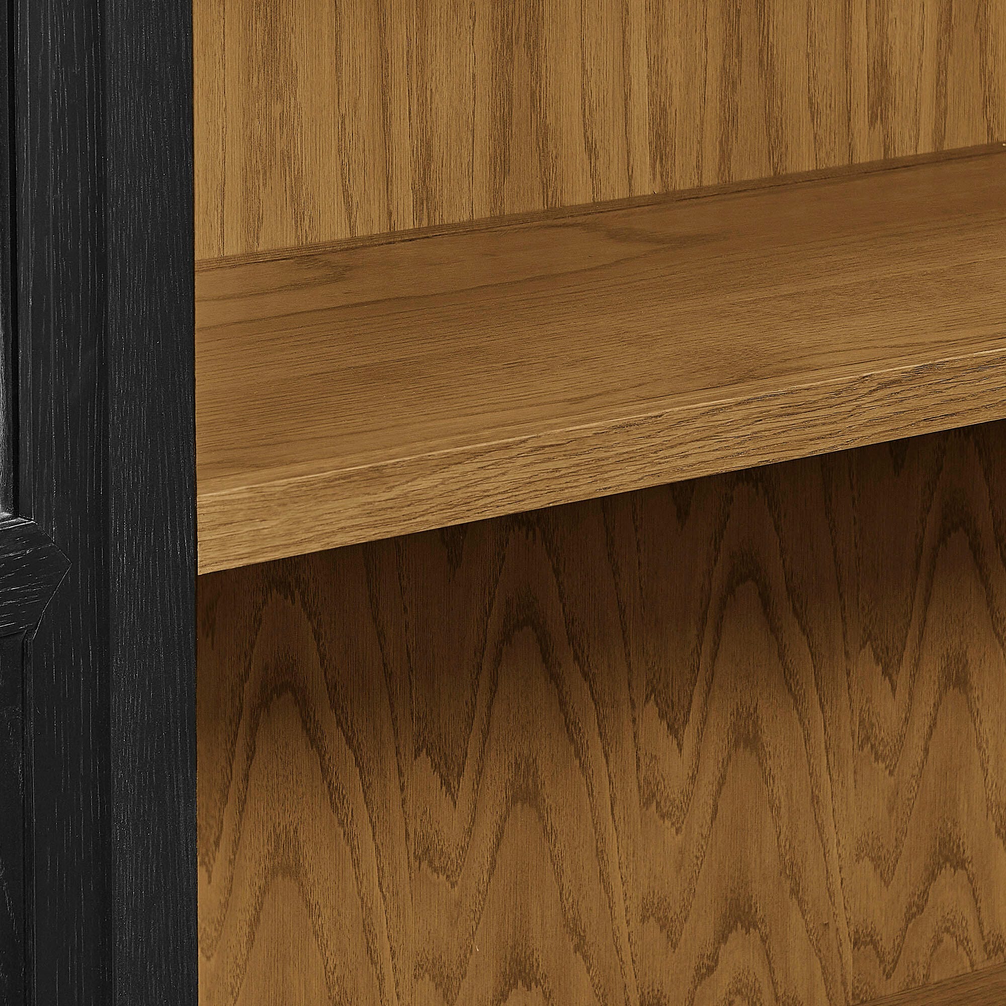 Modway Anwen Storage Cabinet, Black Oak, large