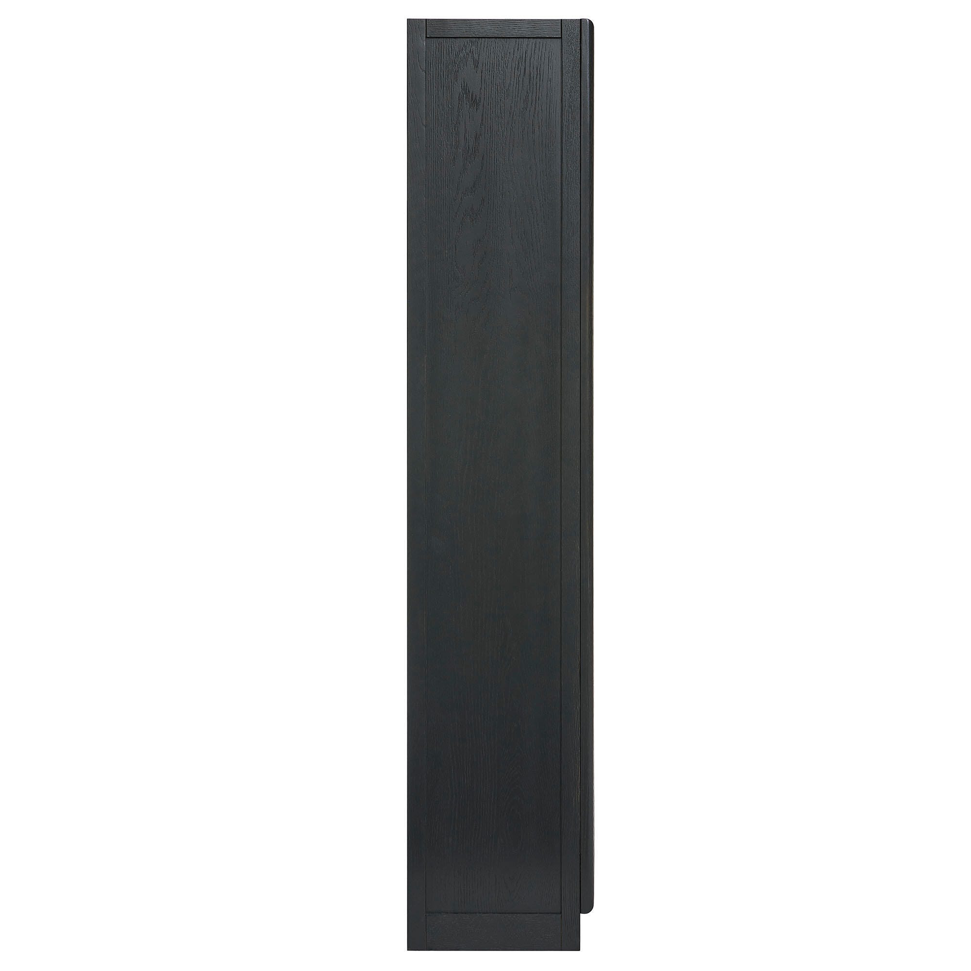 Modway Anwen Storage Cabinet, Black Oak, large