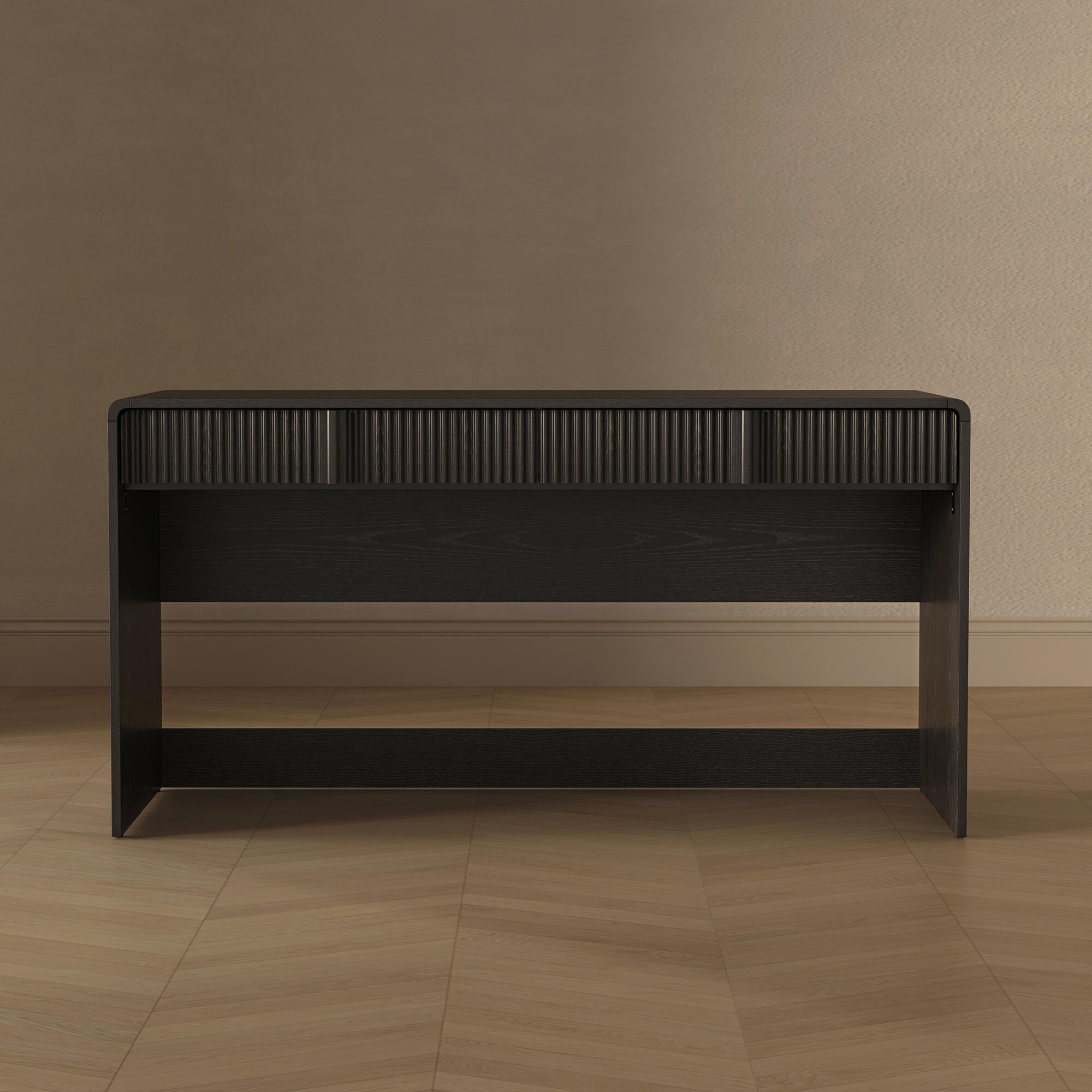 Manhattan Comfort Novara 60" Home Office Desk, Black, large