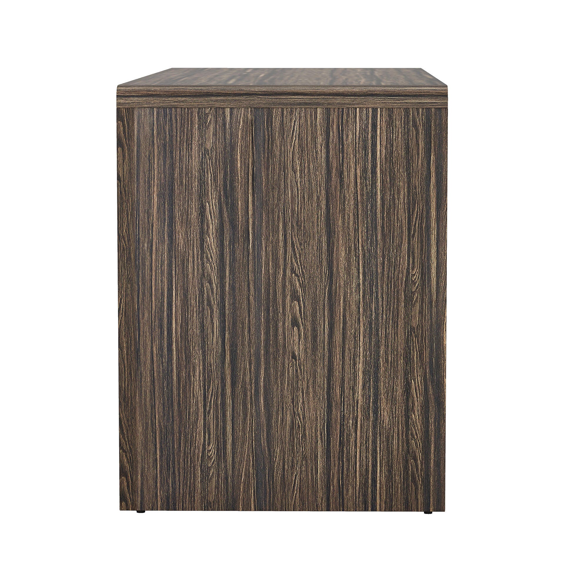 Manhattan Comfort Novara 60" Home Office Desk, Jacobean Walnut, large