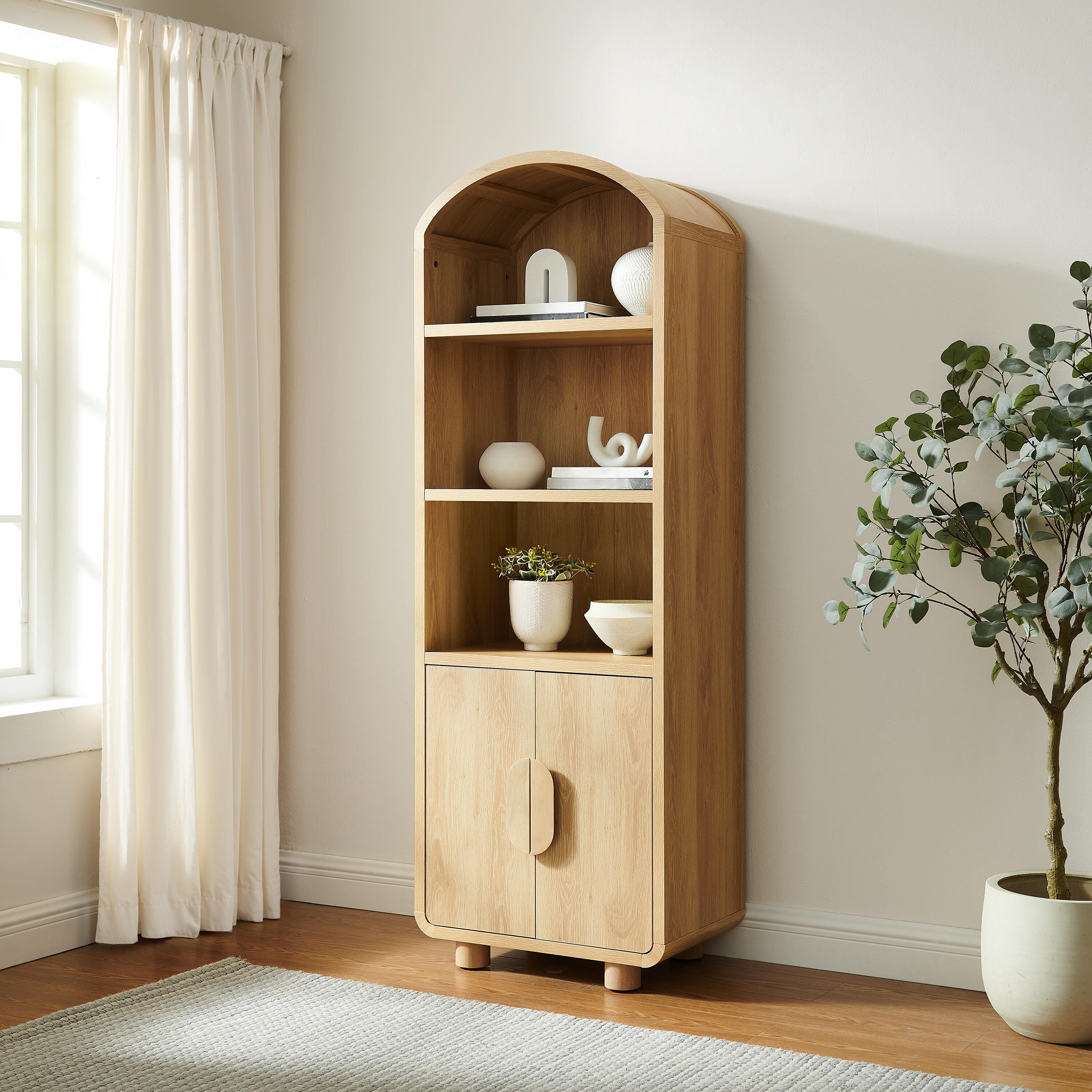 Crosley Furniture 68" Bookcase, , rollover