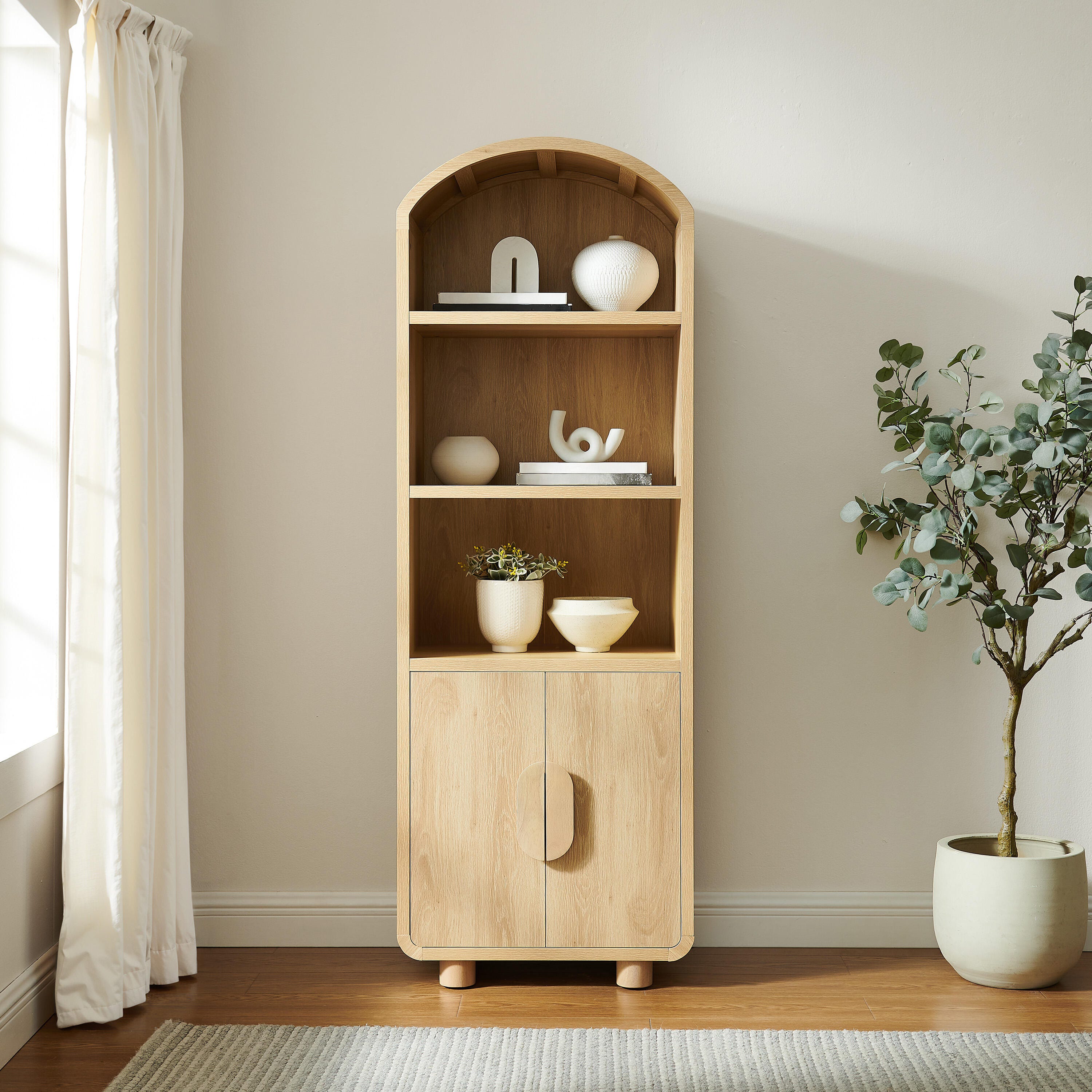 Crosley Furniture 68" Bookcase, , large