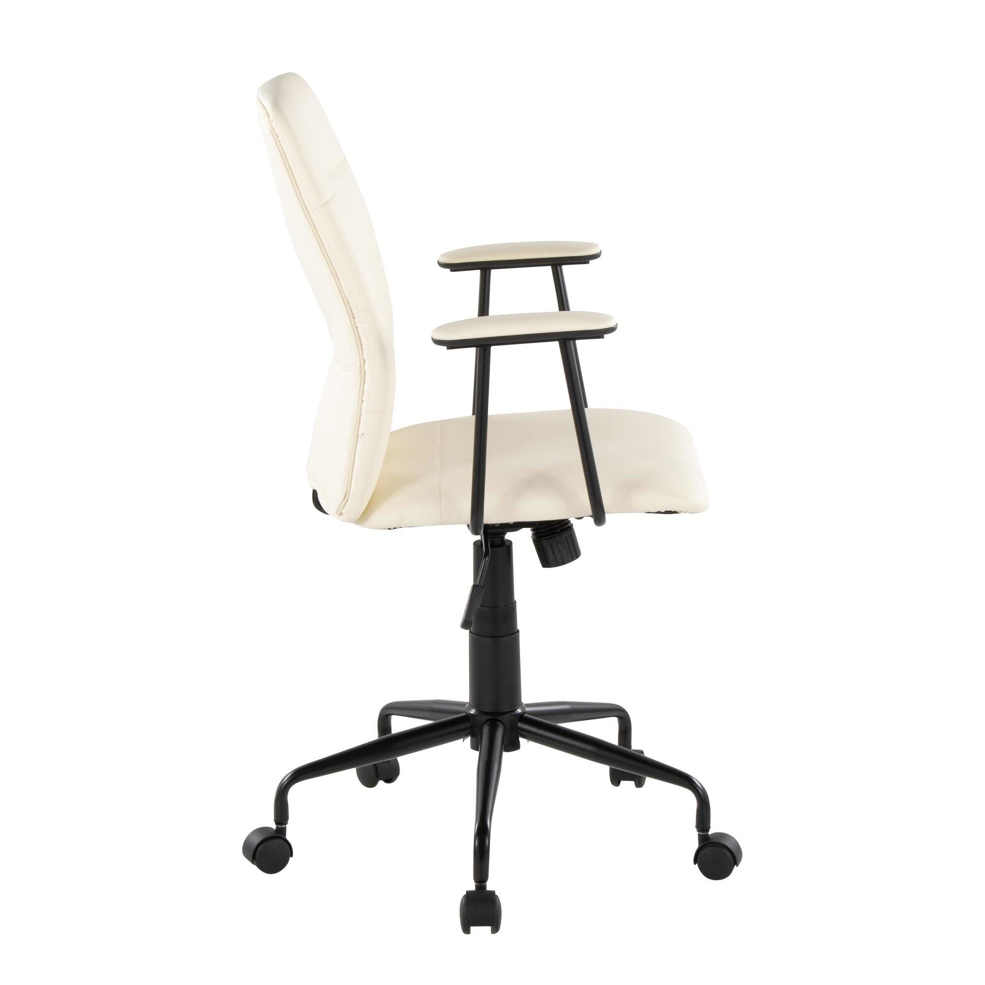 Techni Sport Executive Office Chair, Cream, large