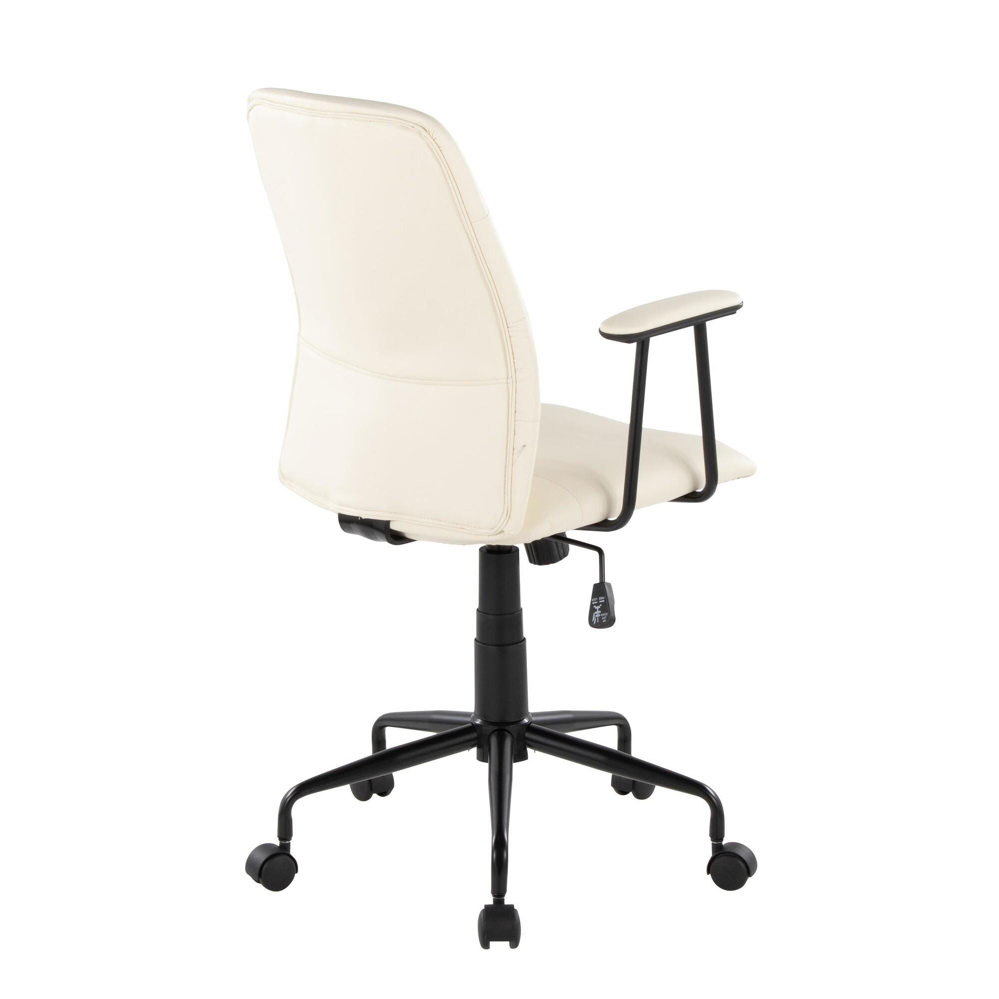 Techni Sport Executive Office Chair, Cream, large