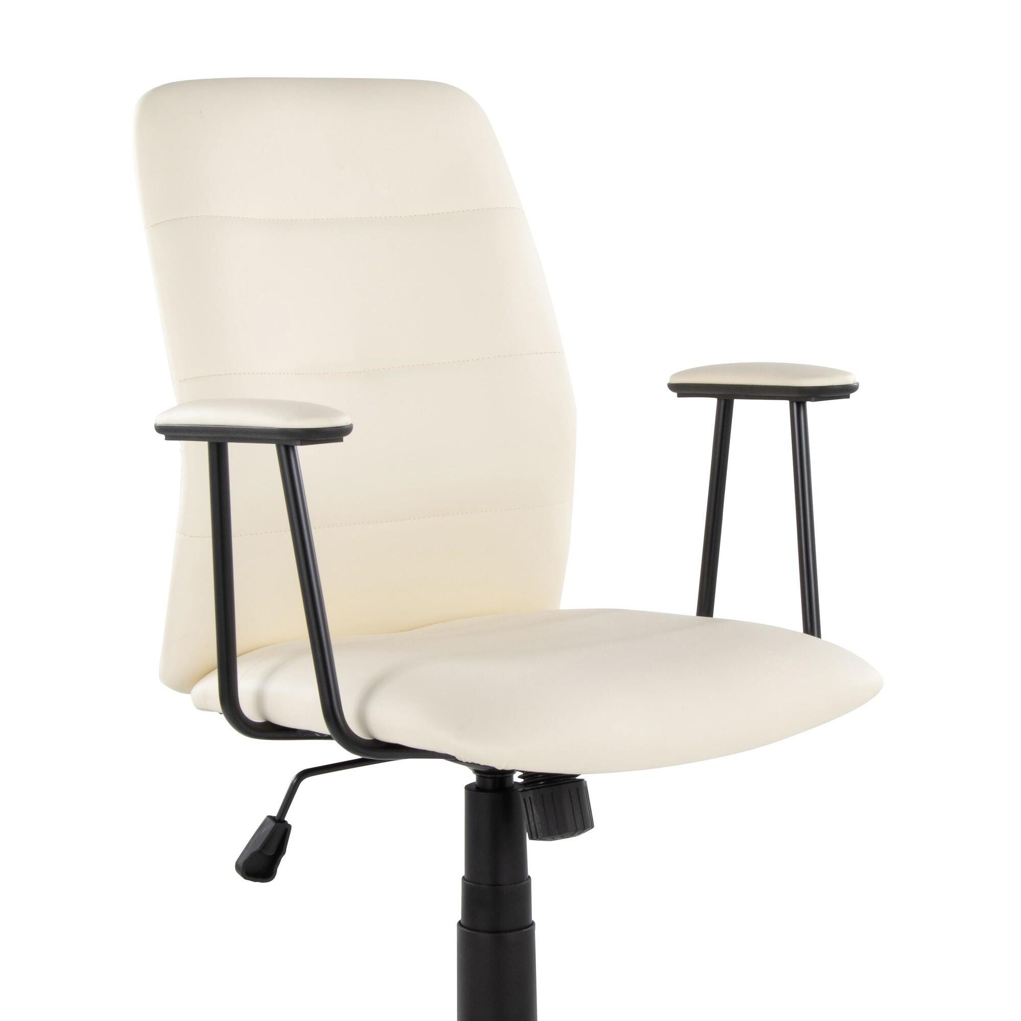 Techni Sport Executive Office Chair, Cream, large