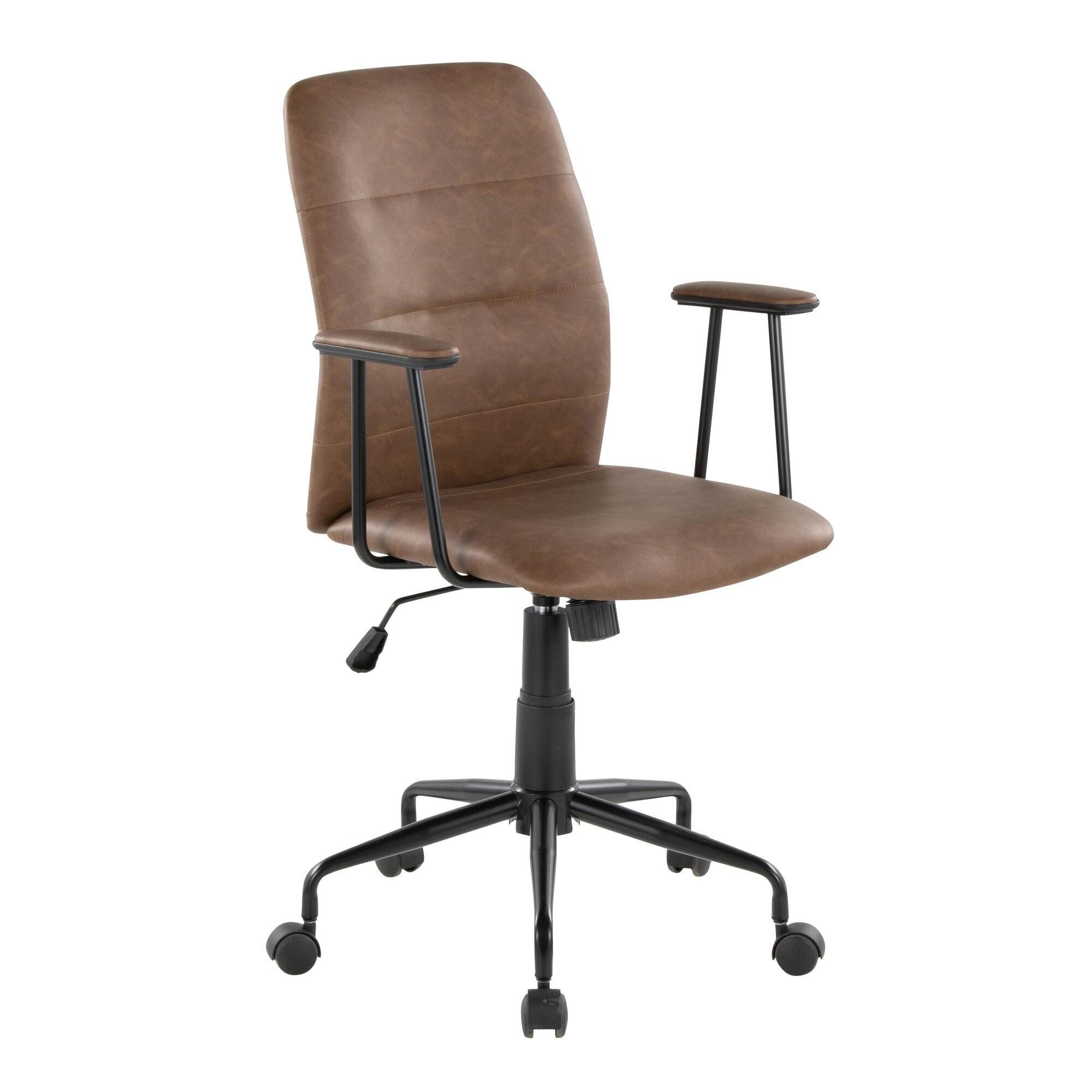 LumiSource Fredrick Executive Office Chair, Espresso, large