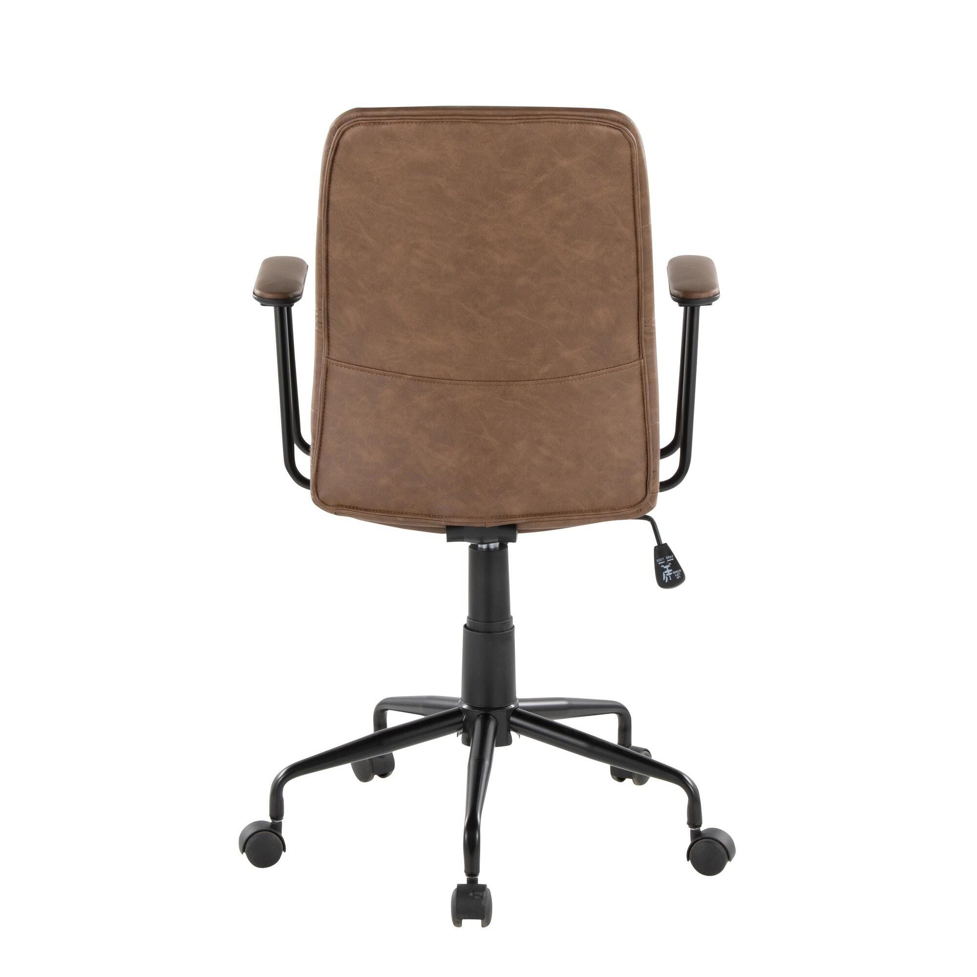LumiSource Fredrick Executive Office Chair, Espresso, large
