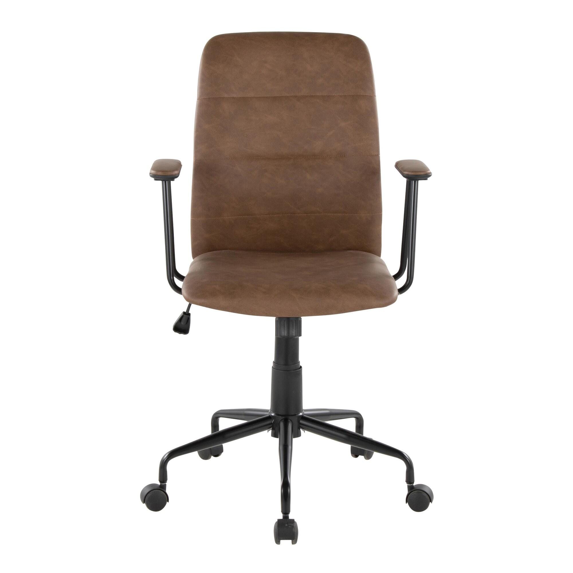 LumiSource Fredrick Executive Office Chair, Espresso, large