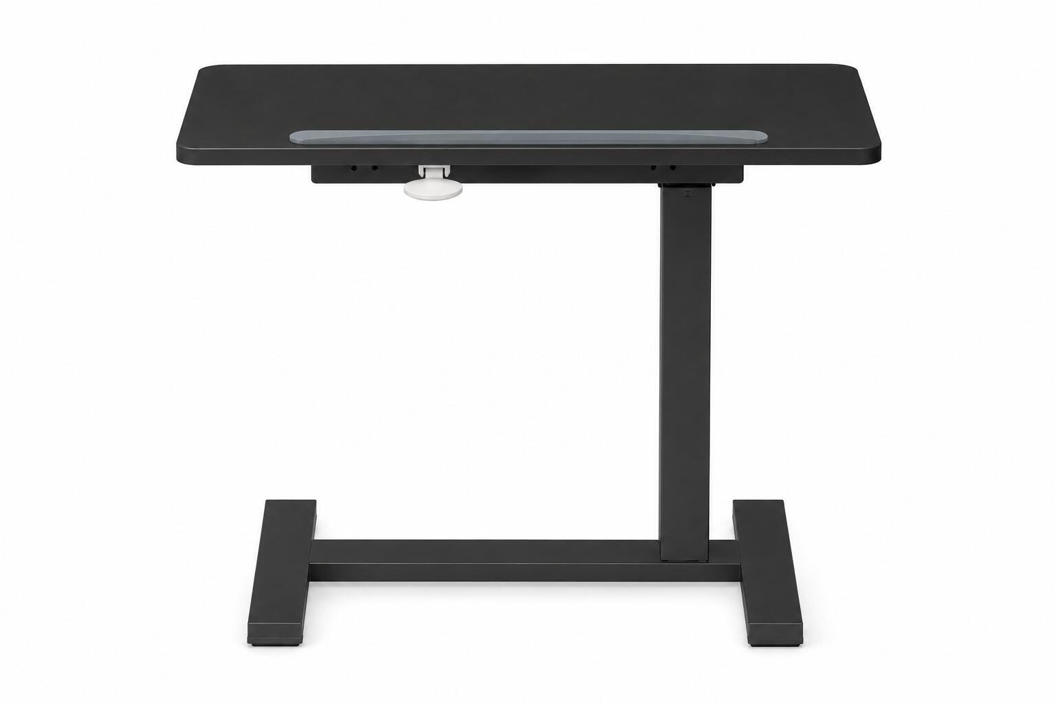 KOWO 28" Adjustable Standing Desk, Black, large