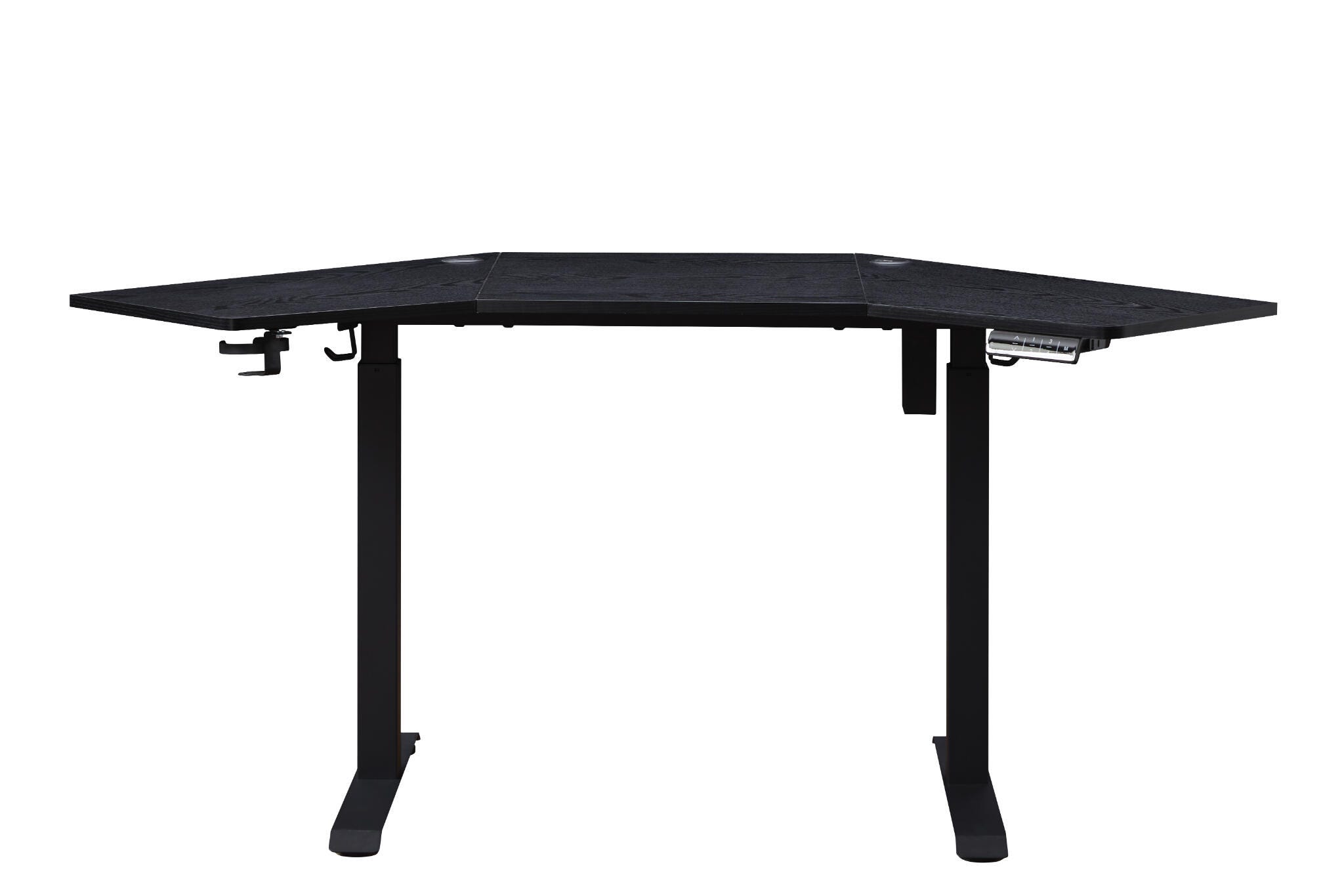 KOWO 67" Adjustable Standing Desk, Black, large