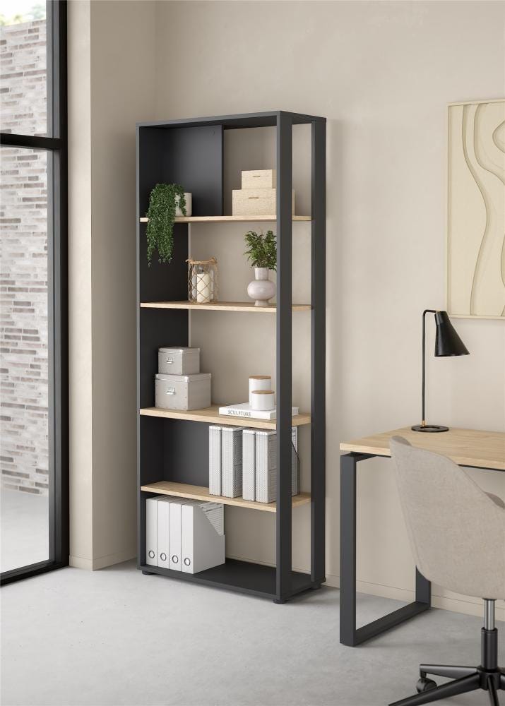 Tvilum Sign 5" Bookcase, Gray, rollover