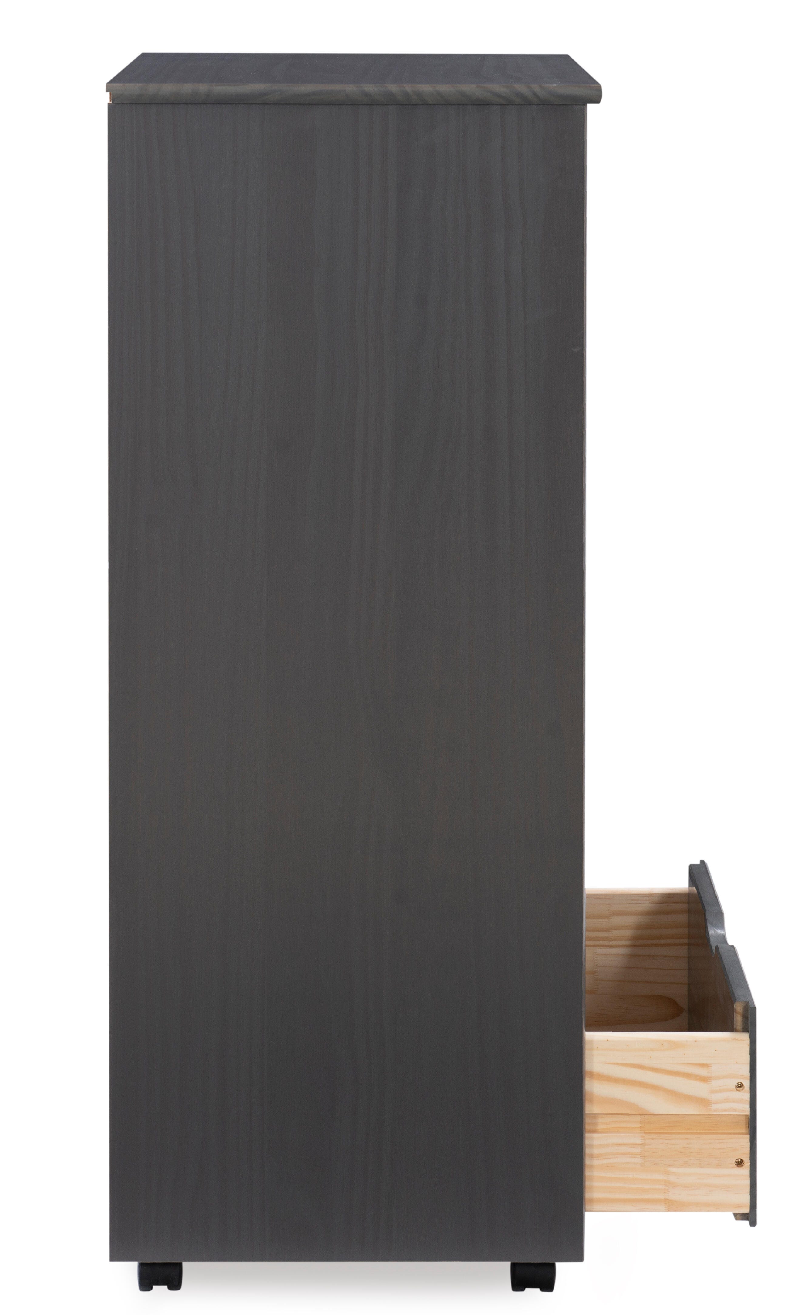 Linon Rudy 8 Drawer Storage Cabinet, Gray, large