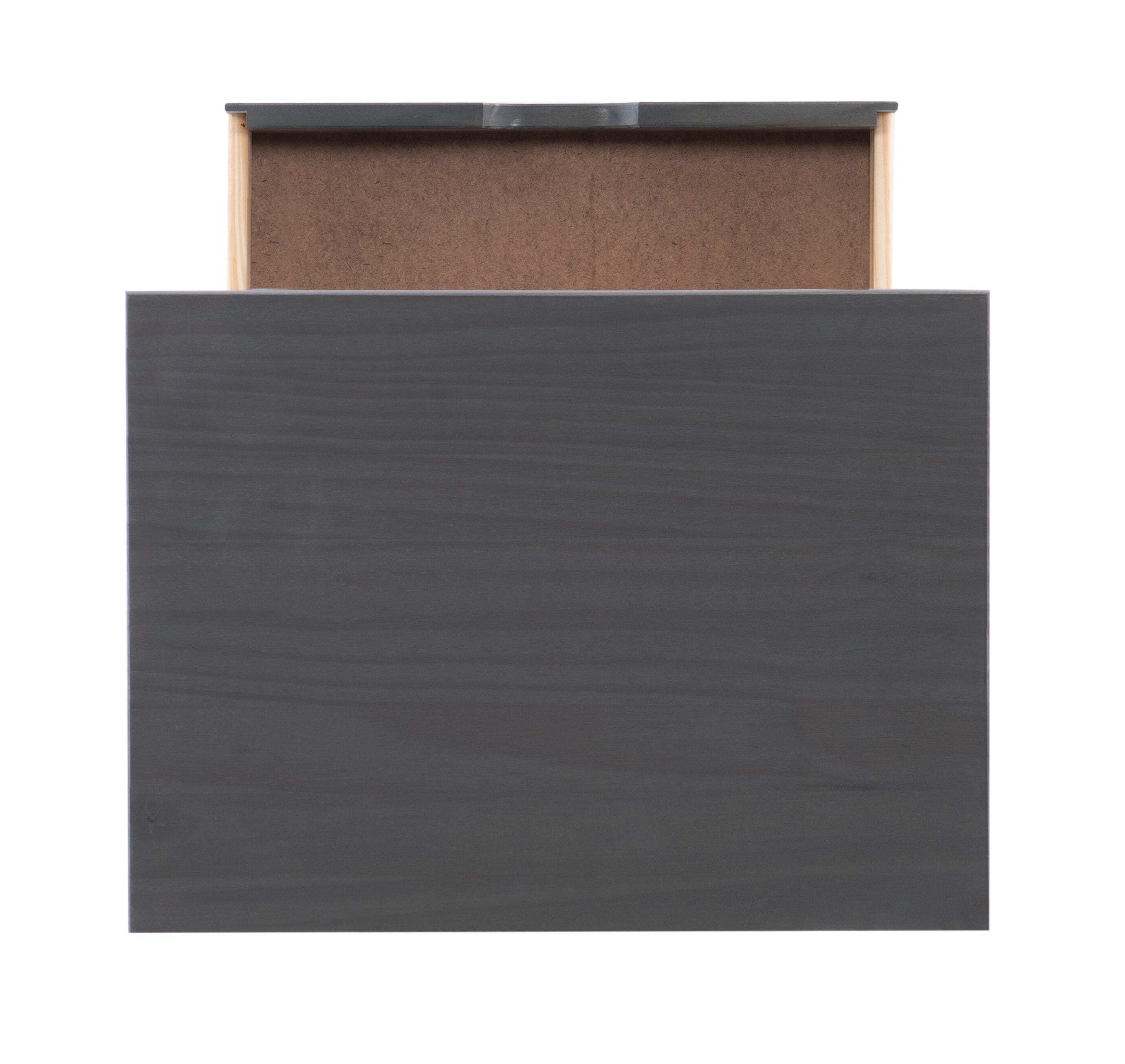 Linon Rudy 6 Drawer Storage Cabinet, Gray, large