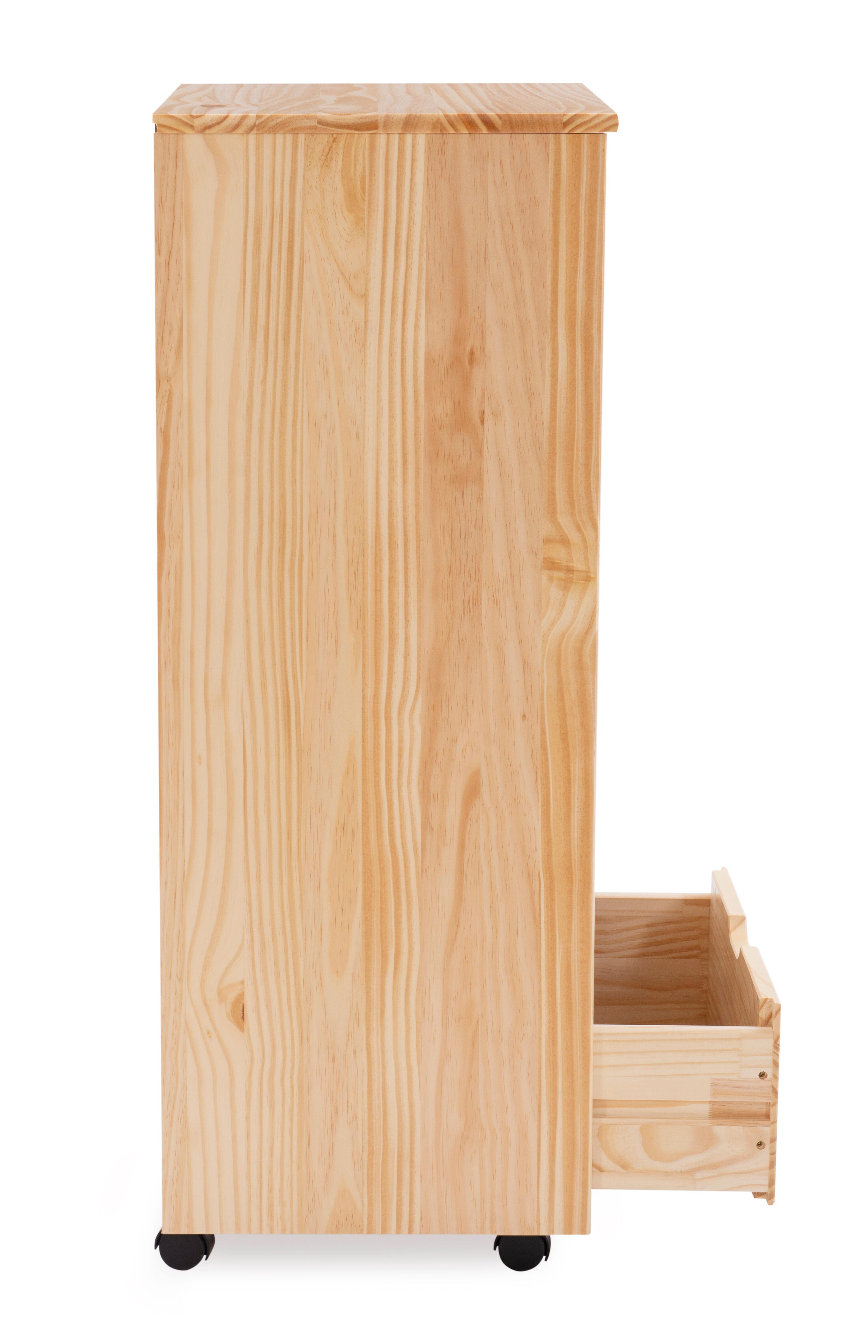 Linon Rudy 8 Drawer Storage Cabinet, Natural, large