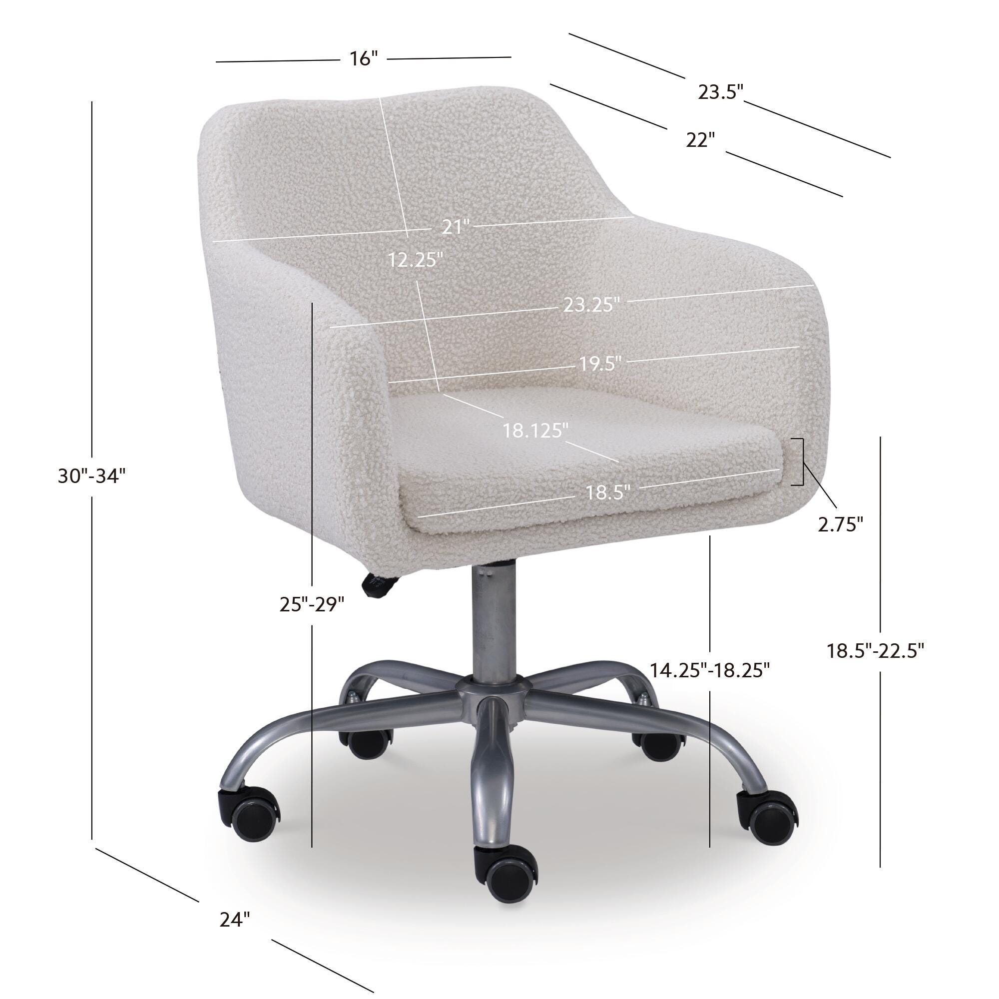 Linon Mason Home Office Desk Chair, , large