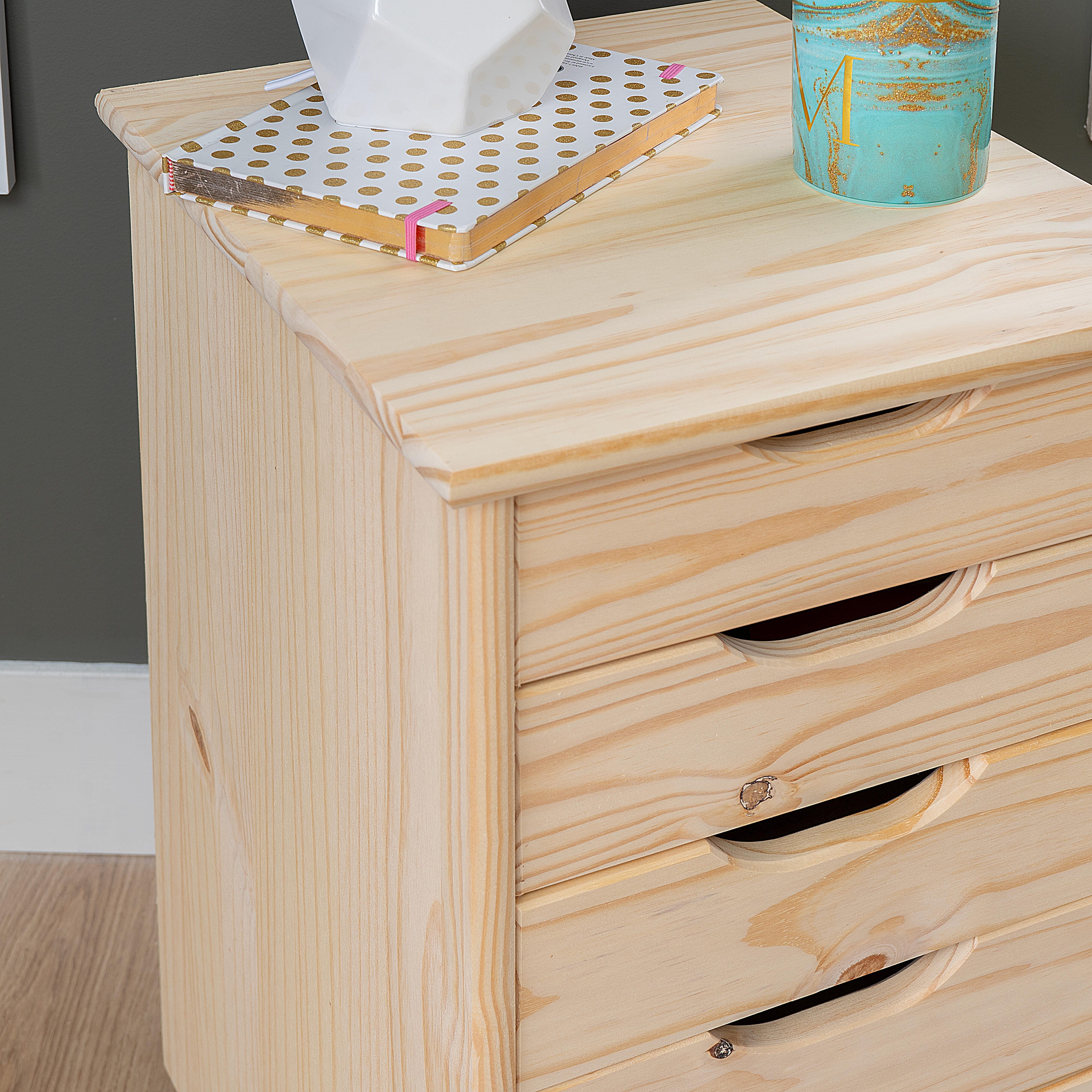 Linon Rudy 6 Drawer Storage Rolling Cabinet, , large