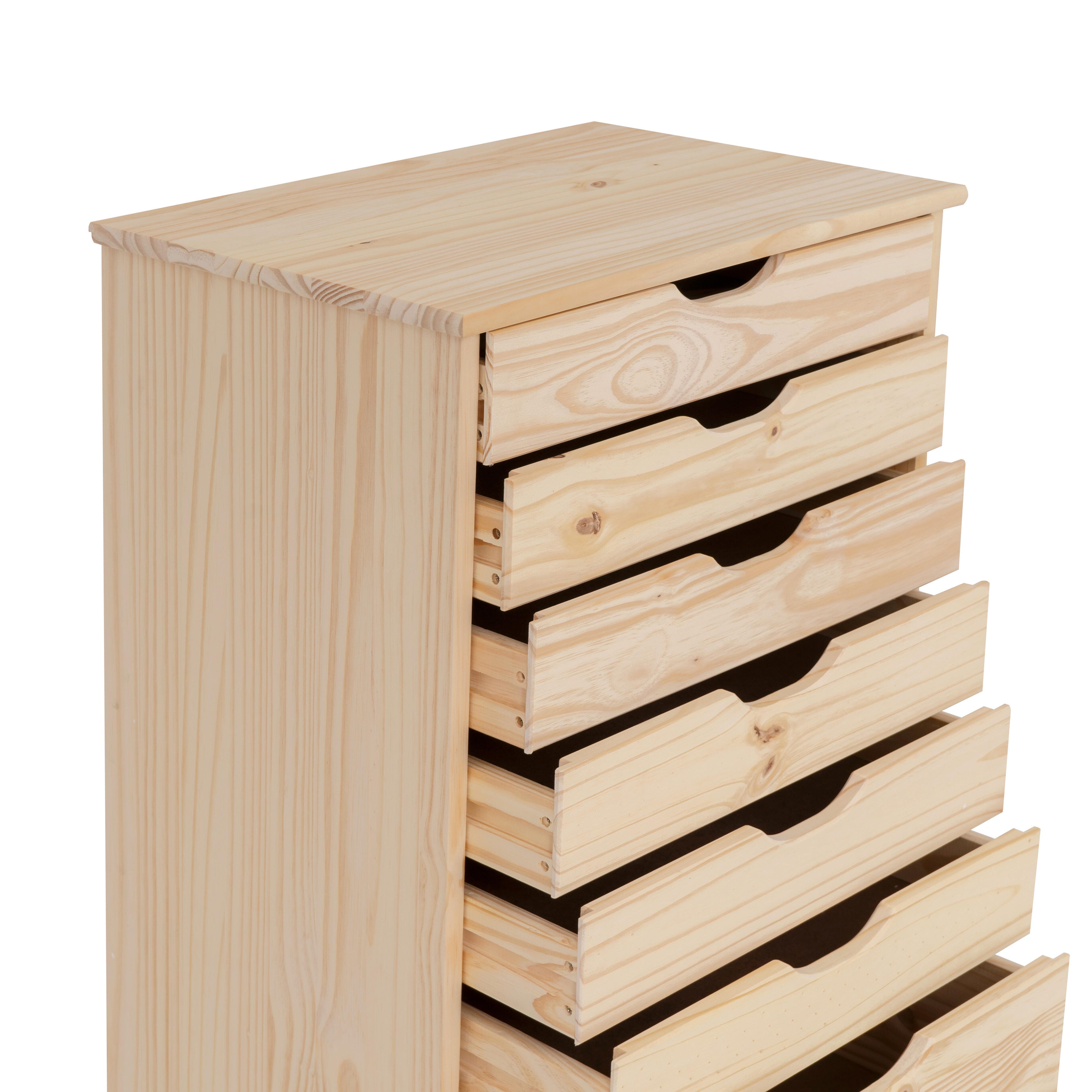 Linon Rudy Solid 8 Drawer Storage Cabinet, , large