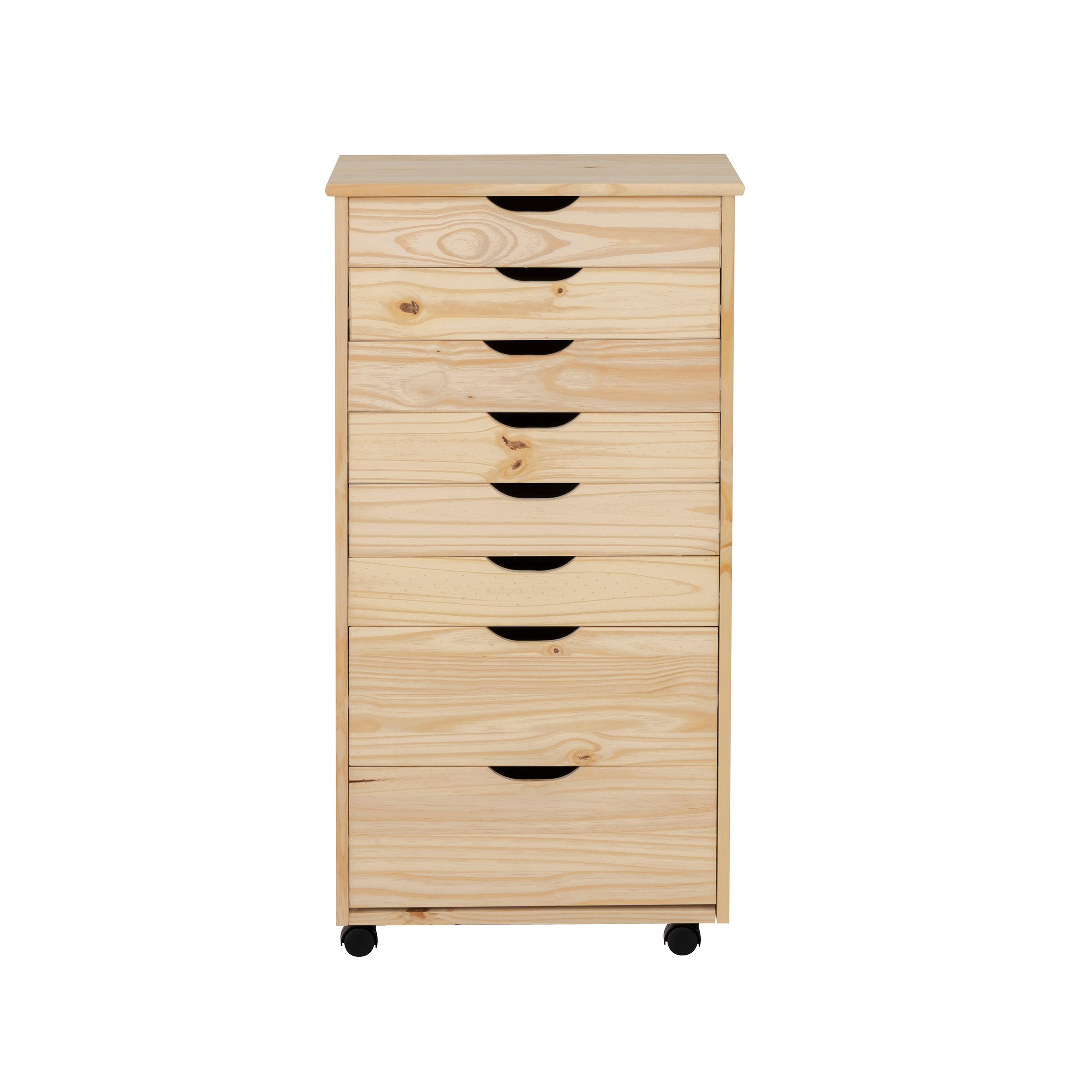 Linon Rudy Solid 8 Drawer Storage Cabinet, , large