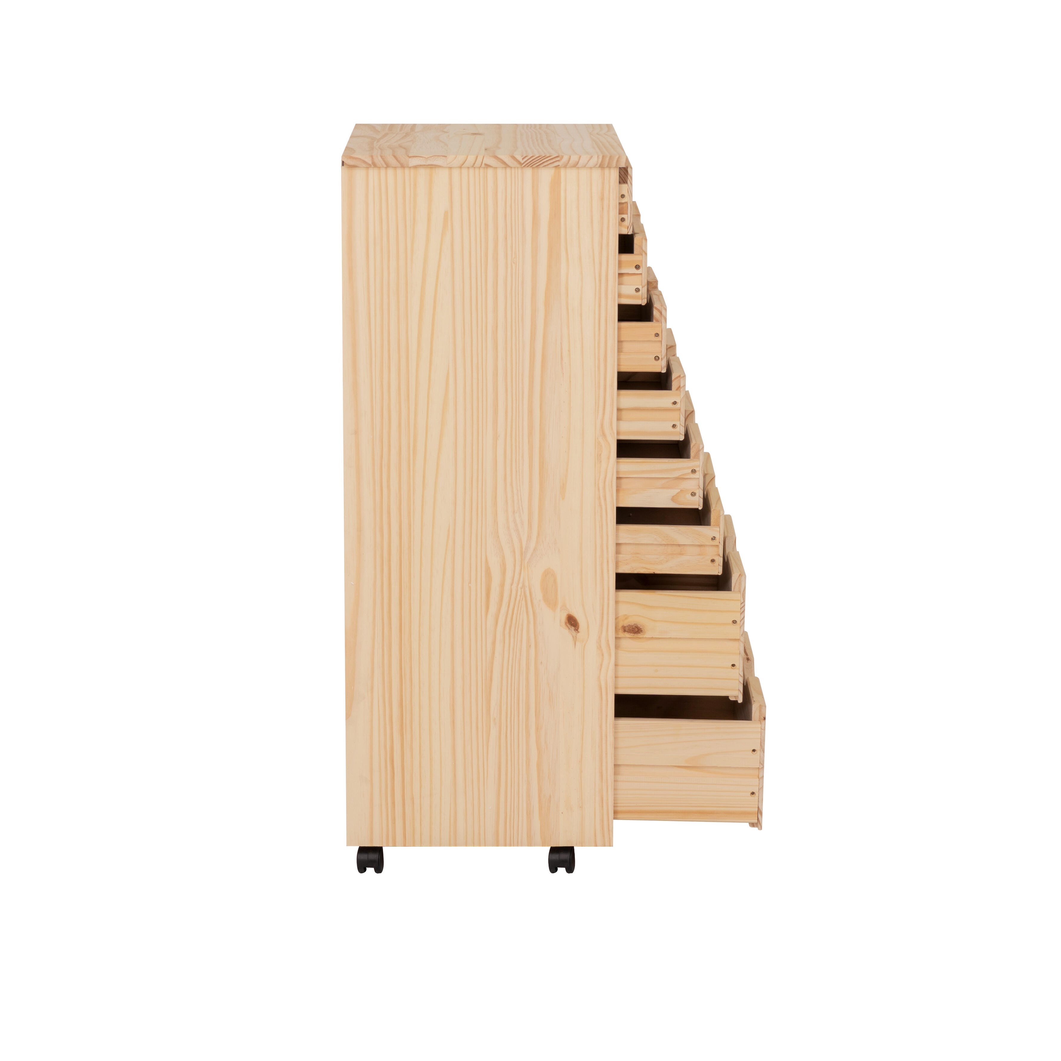 Linon Rudy Solid 8 Drawer Storage Cabinet, , large