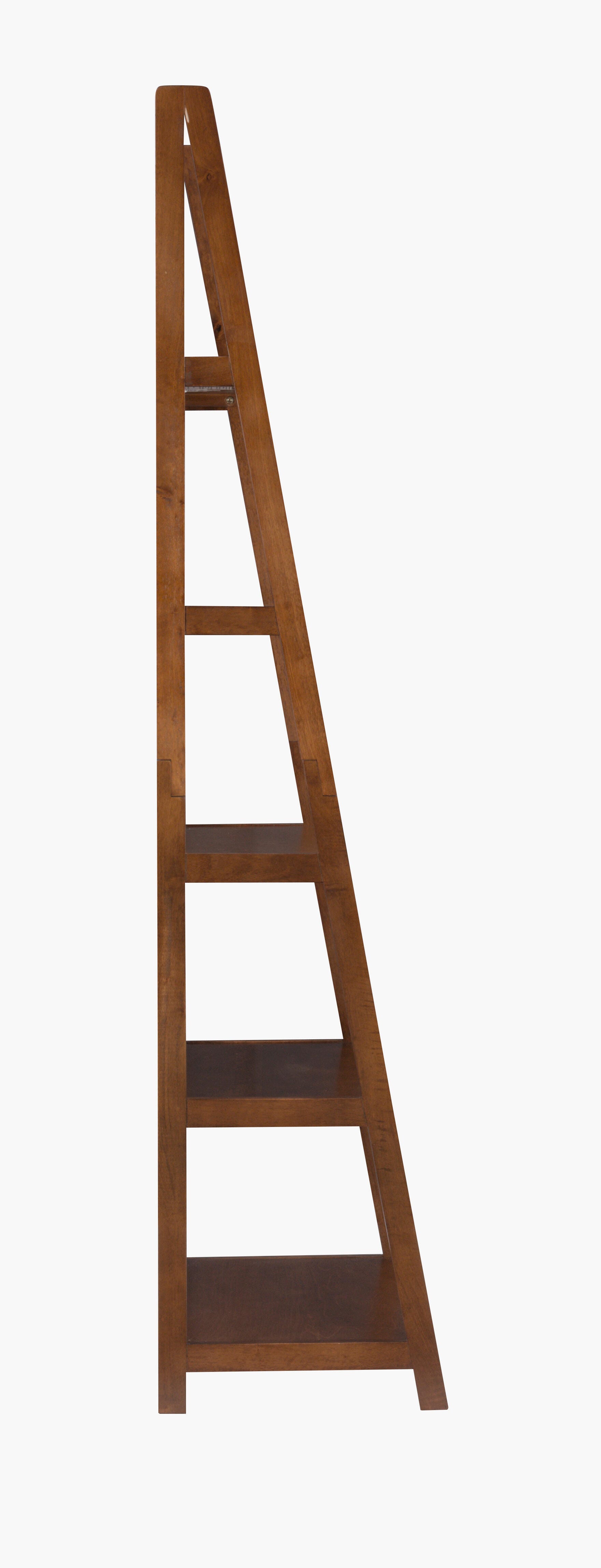 Linon Farren 72" Ladder Bookcase, , large
