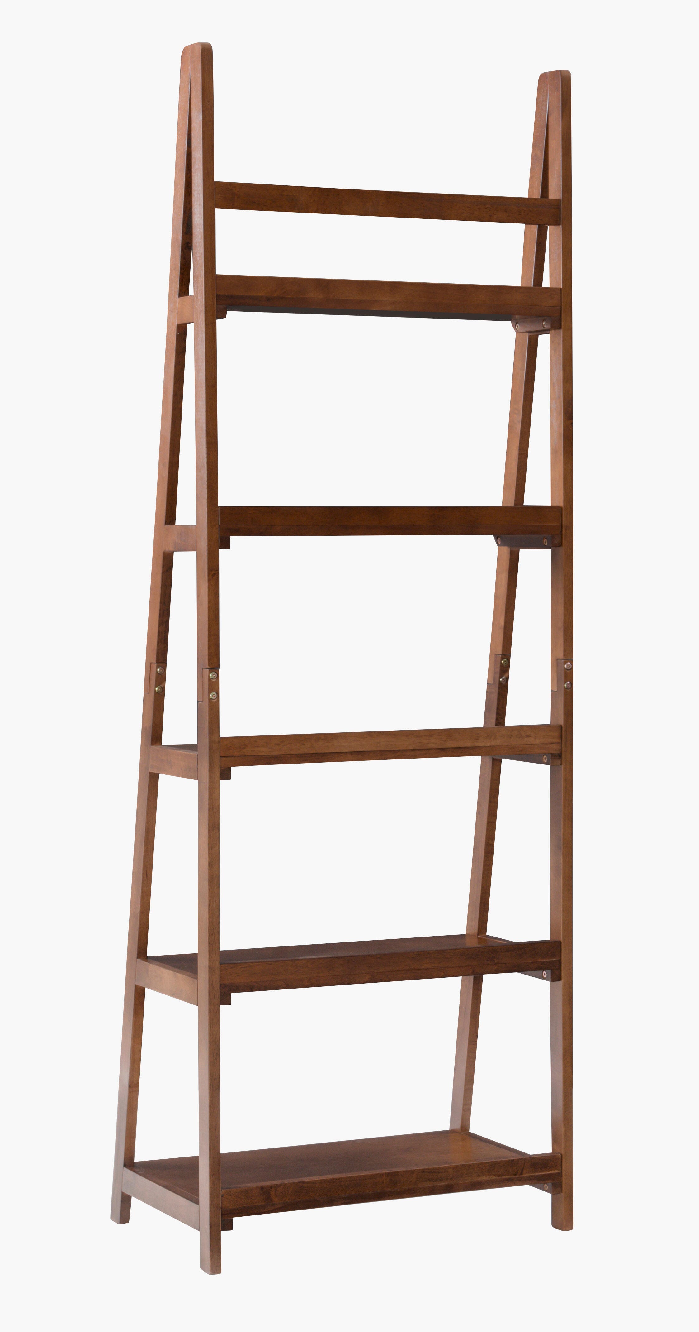 Linon Farren 72" Ladder Bookcase, , large