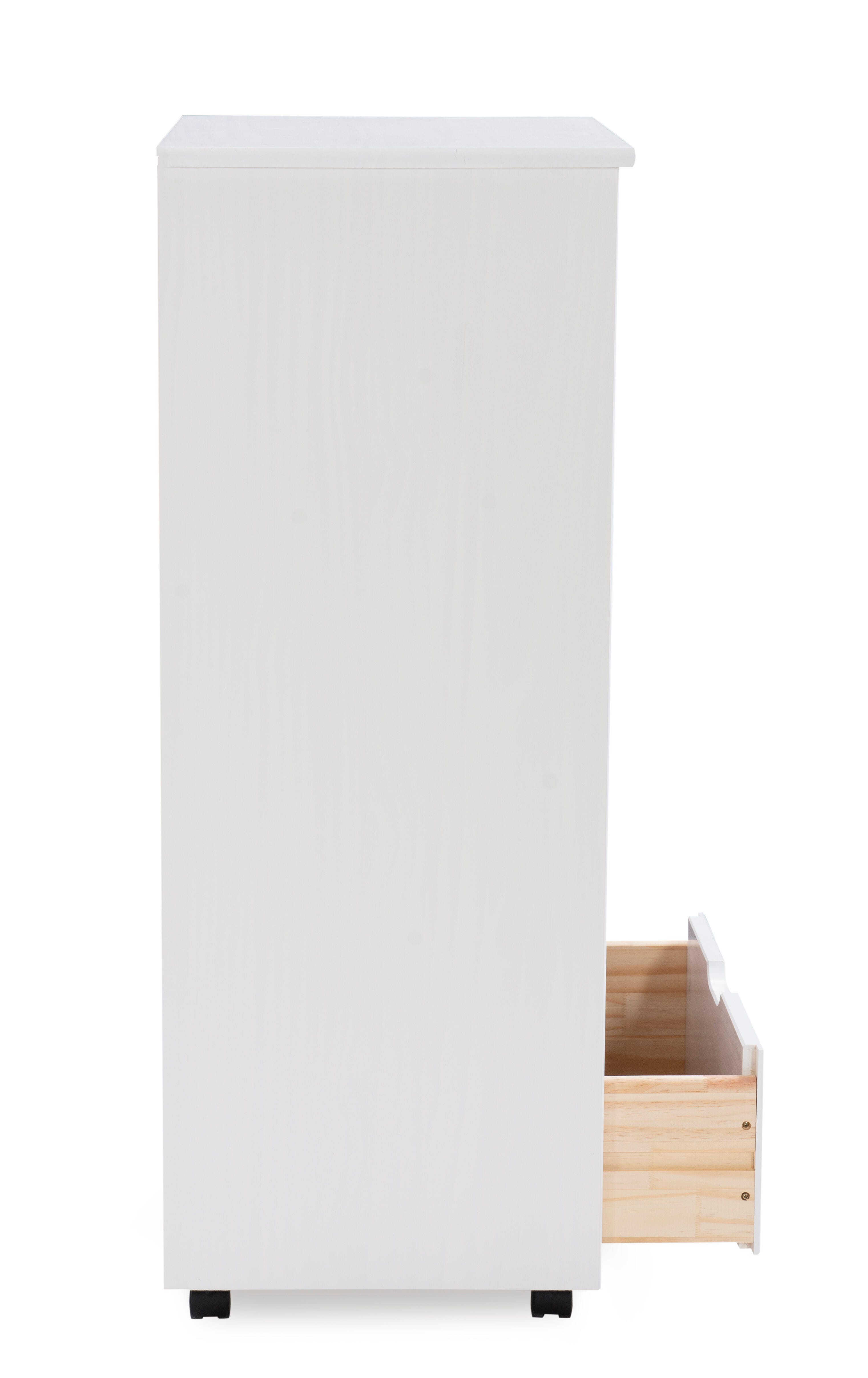 Linon Rudy 8 Drawer Storage Cabinet, White, large