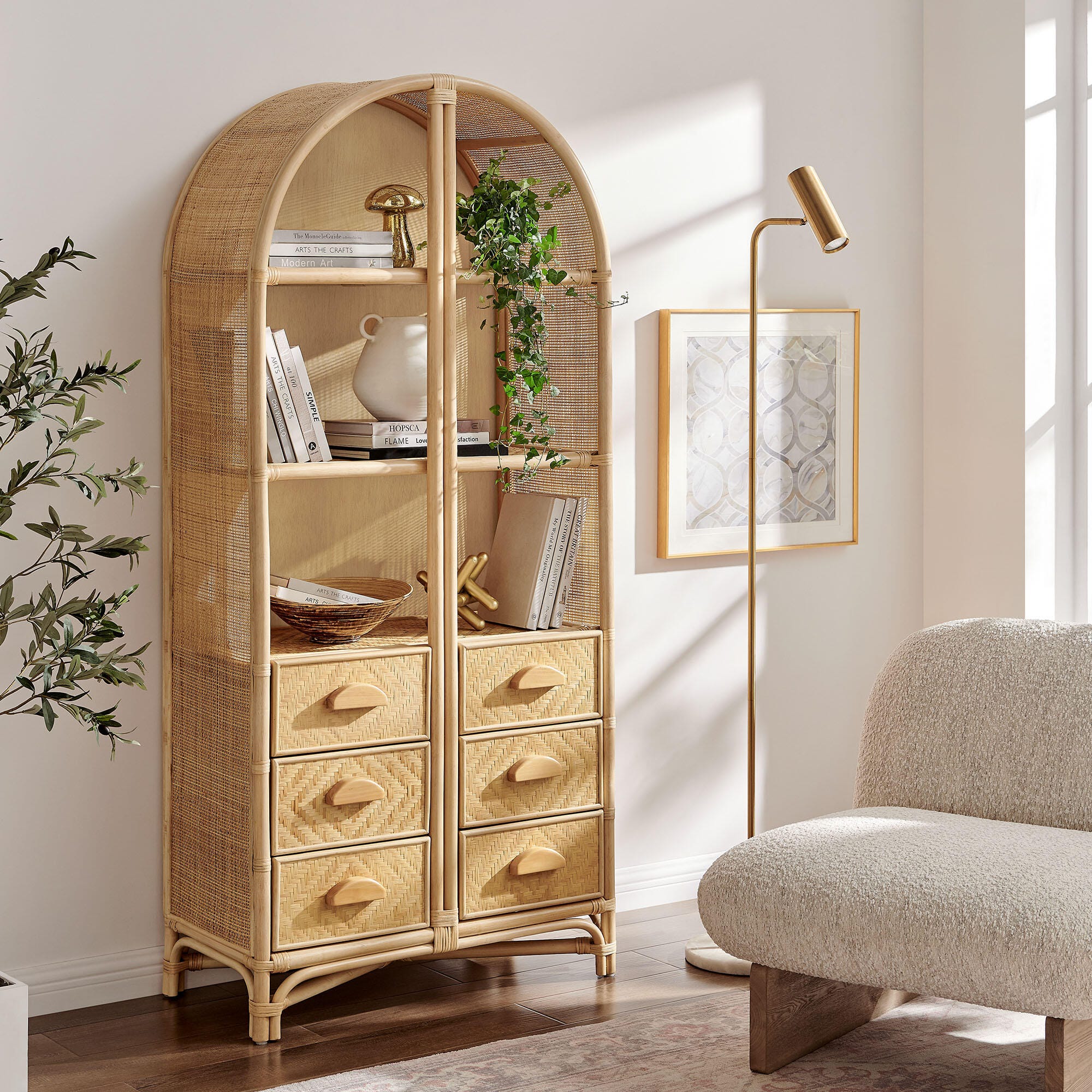 Modway Jane 71" Bookcase, , rollover