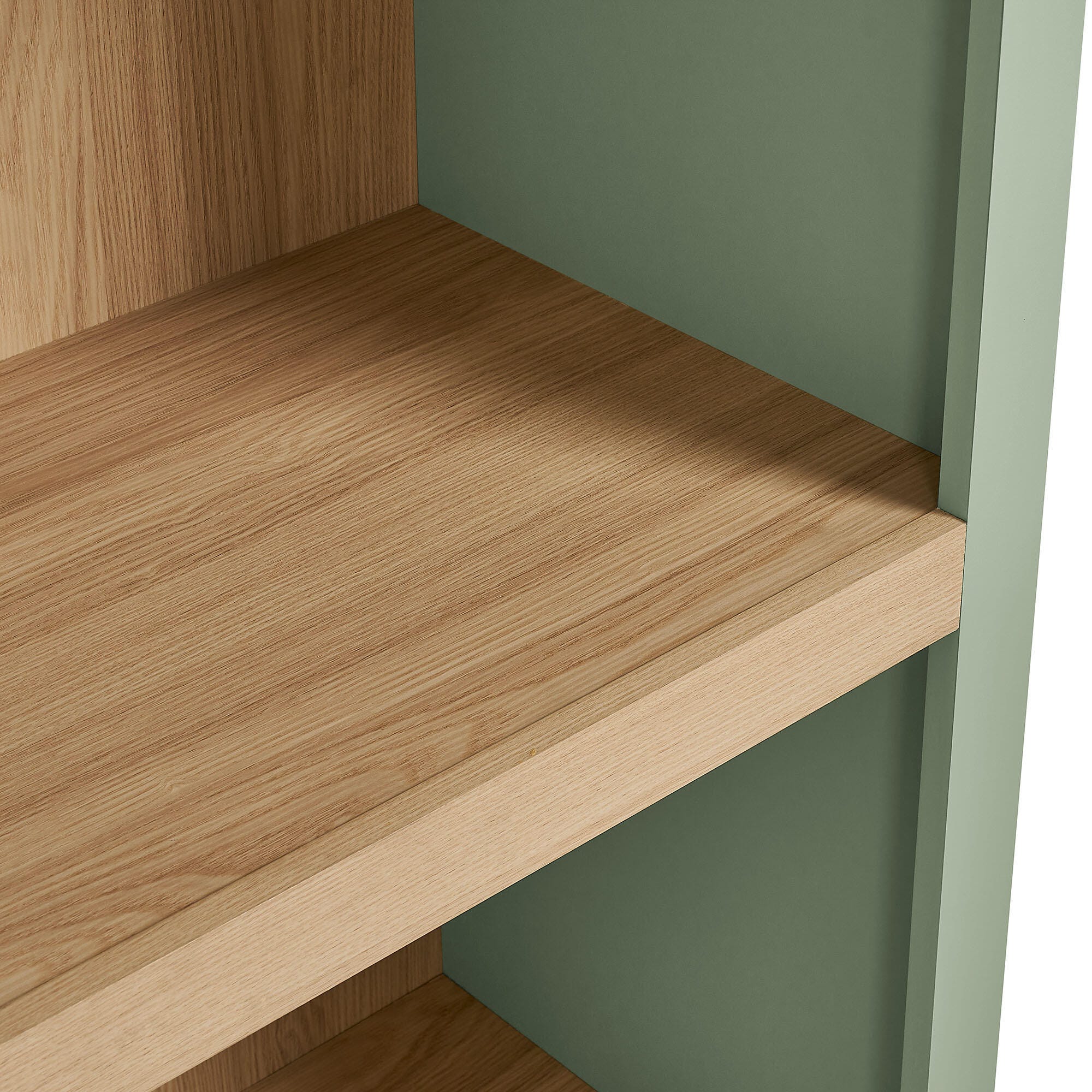 Modway Caleb 75" Bookcase, Sage, large