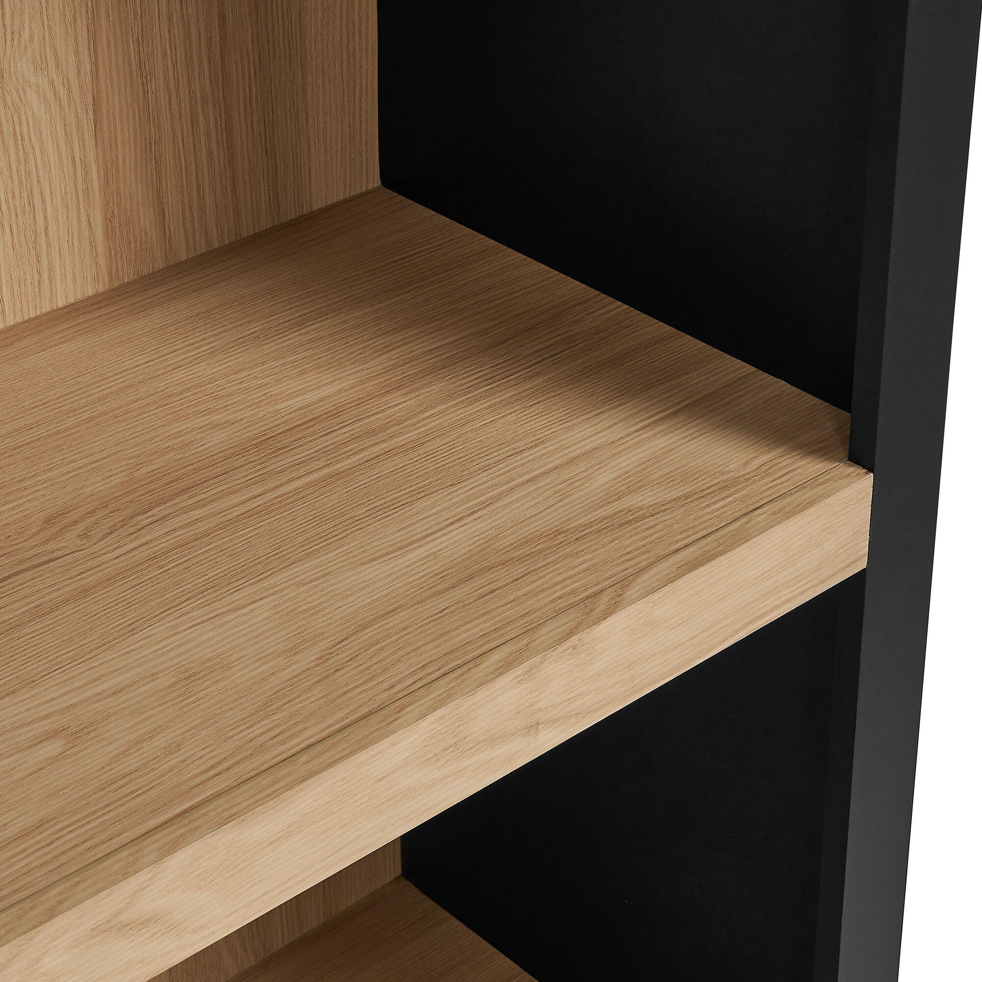 Modway Caleb 75" Bookcase, Black, large