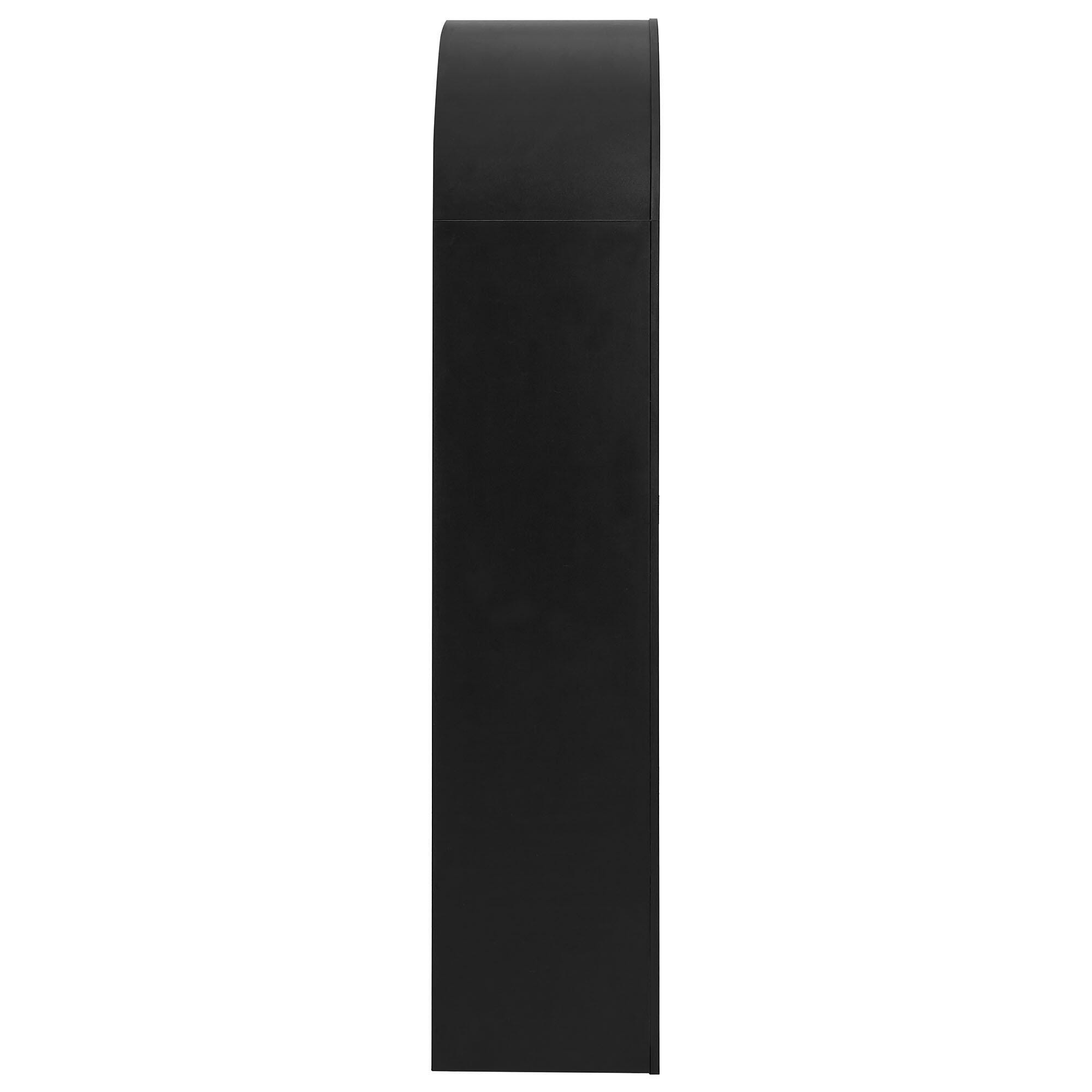 Modway Caleb 75" Bookcase, Black, large