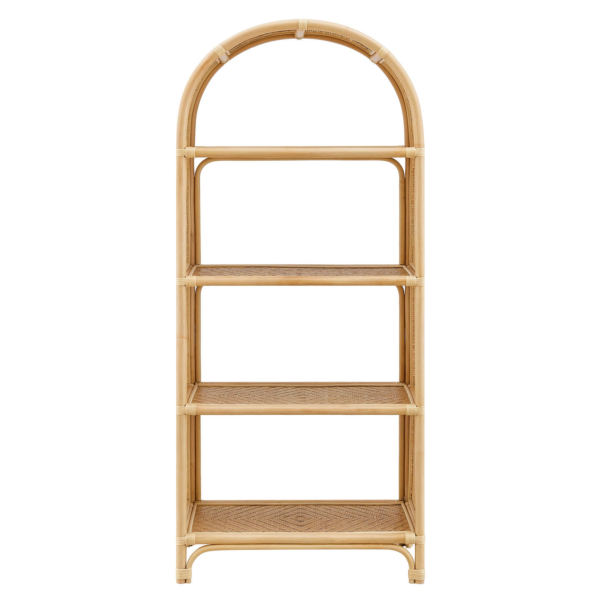 Modway Celeste 68" Bookcase, Natural, large