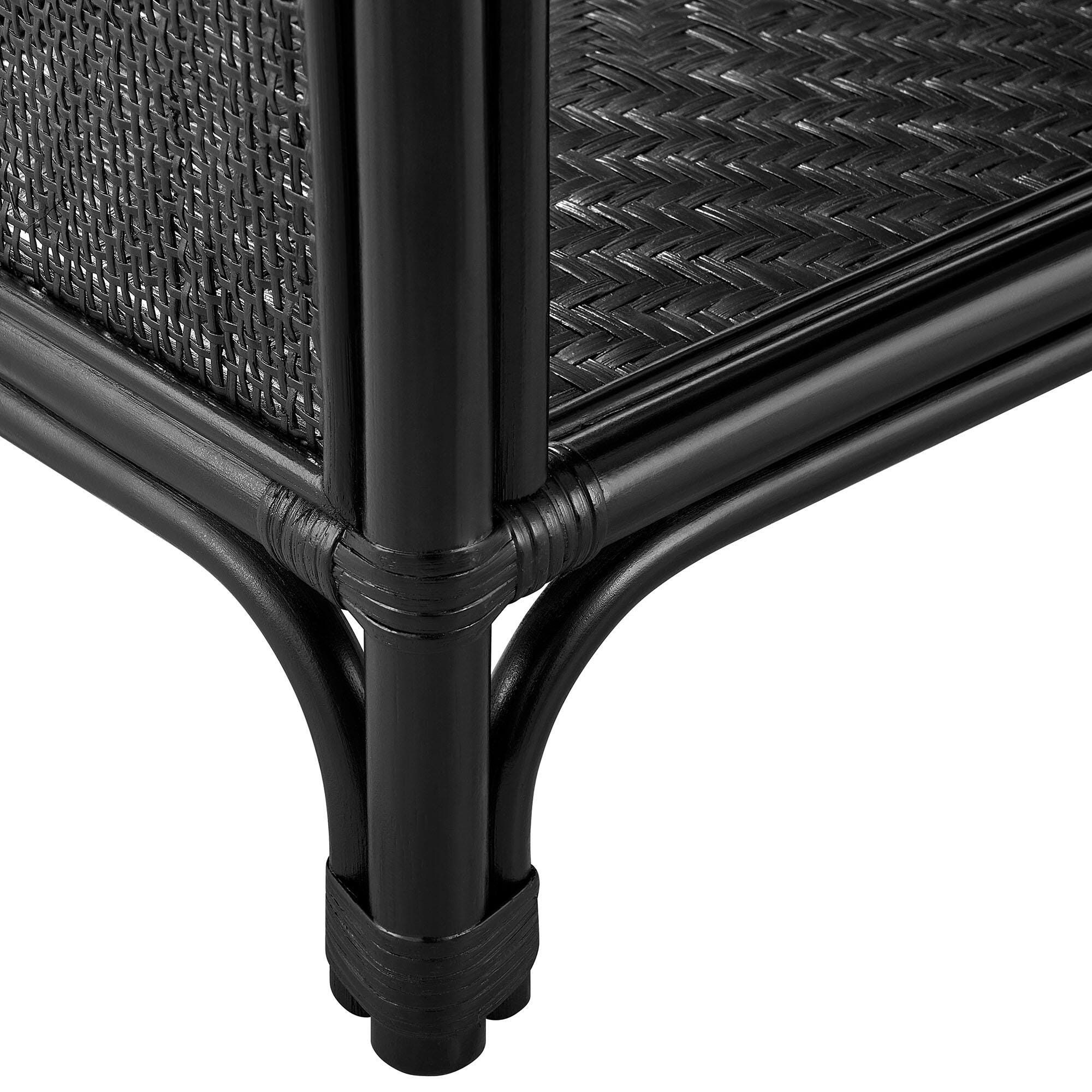 Modway Celeste 68" Bookcase, Black, large