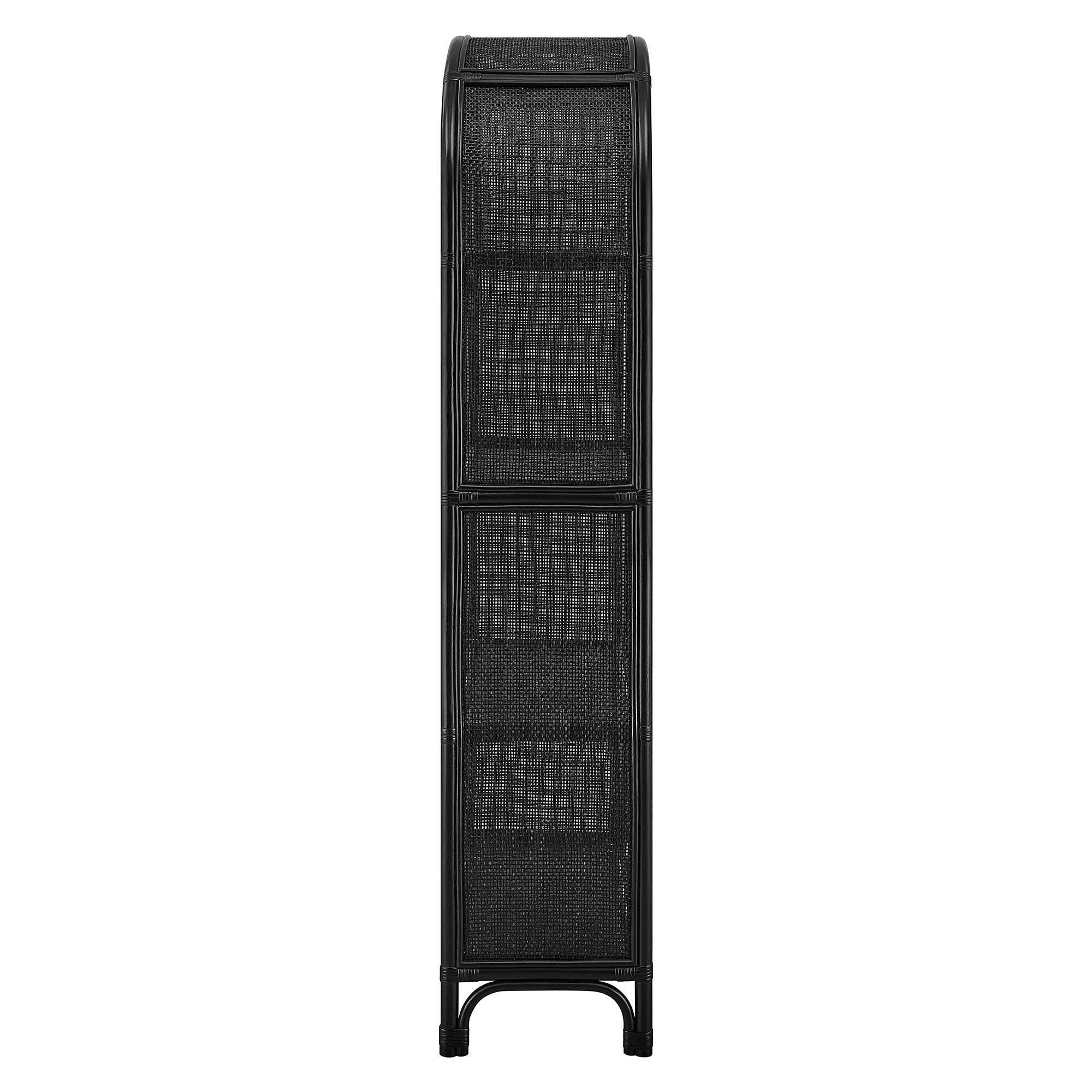 Modway Celeste 68" Bookcase, Black, large