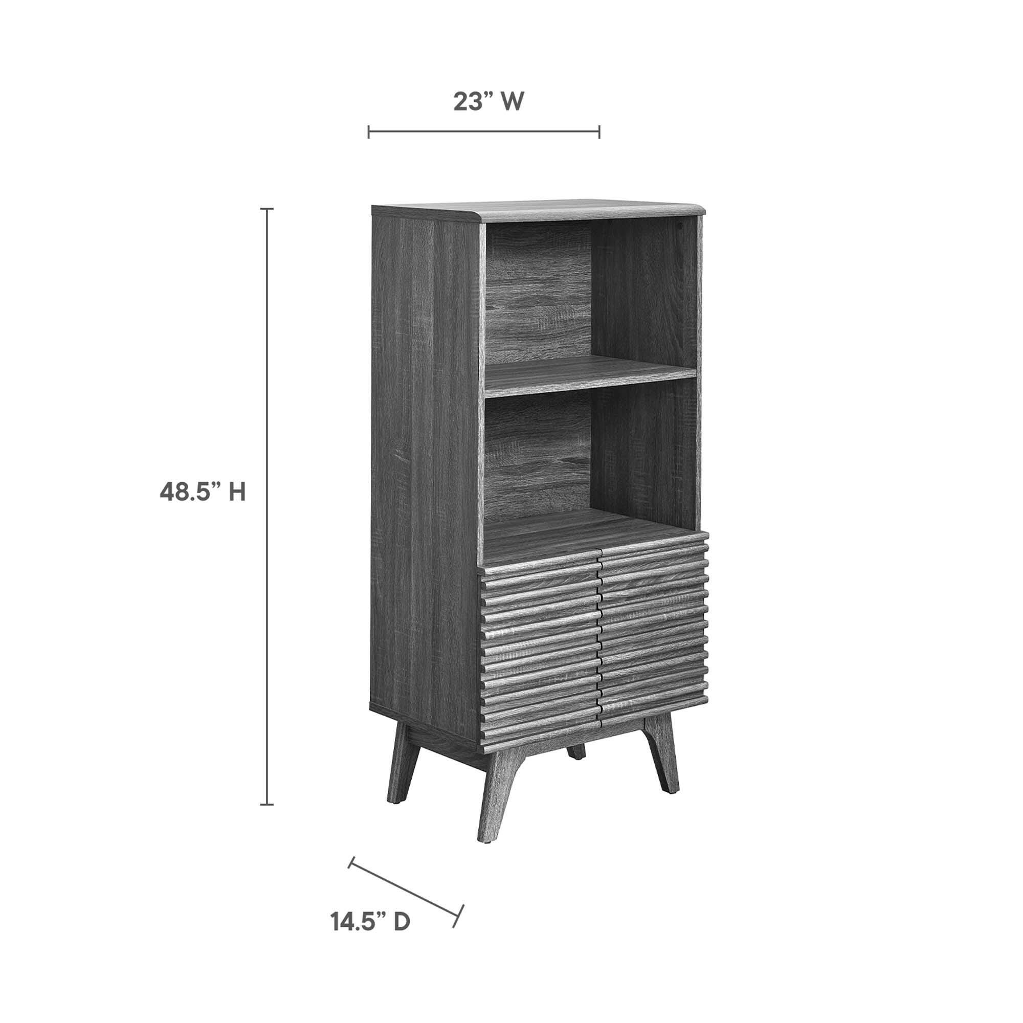 Modway Render 49" Bookcase, , large