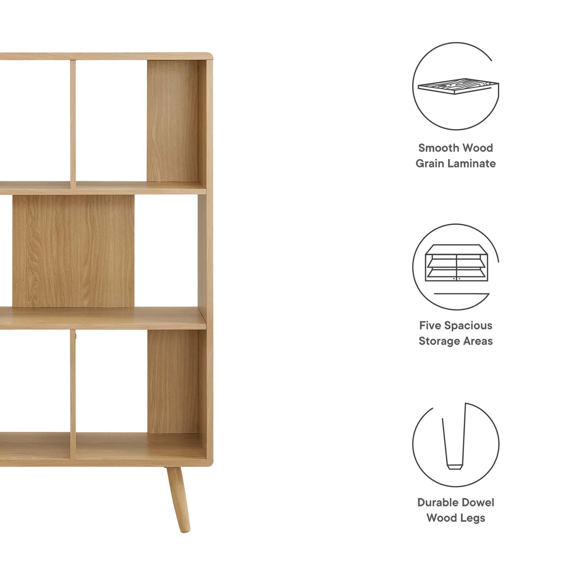 Modway Transmit 53" Bookcase, , large